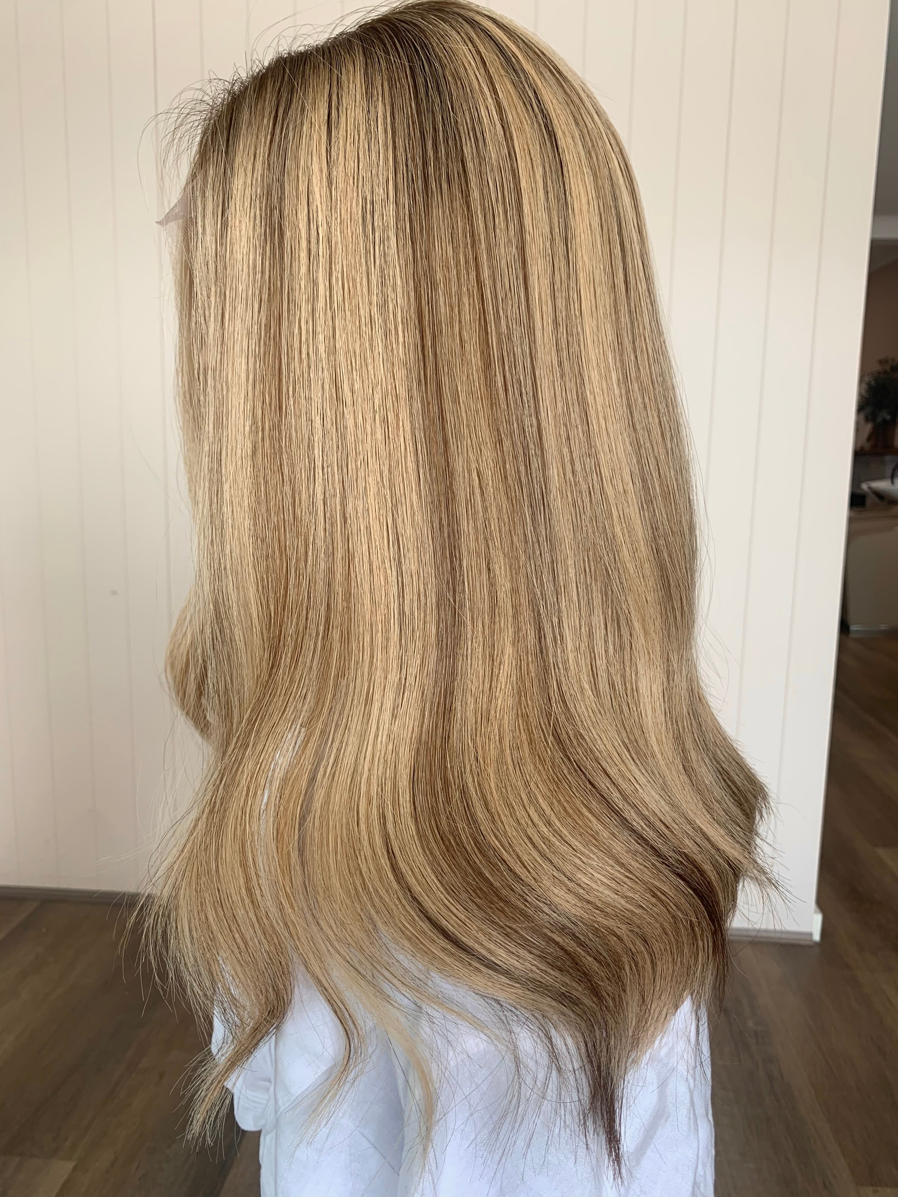 Cicely - Lace Front Human Hair Wig 18 Inches Medium Cap