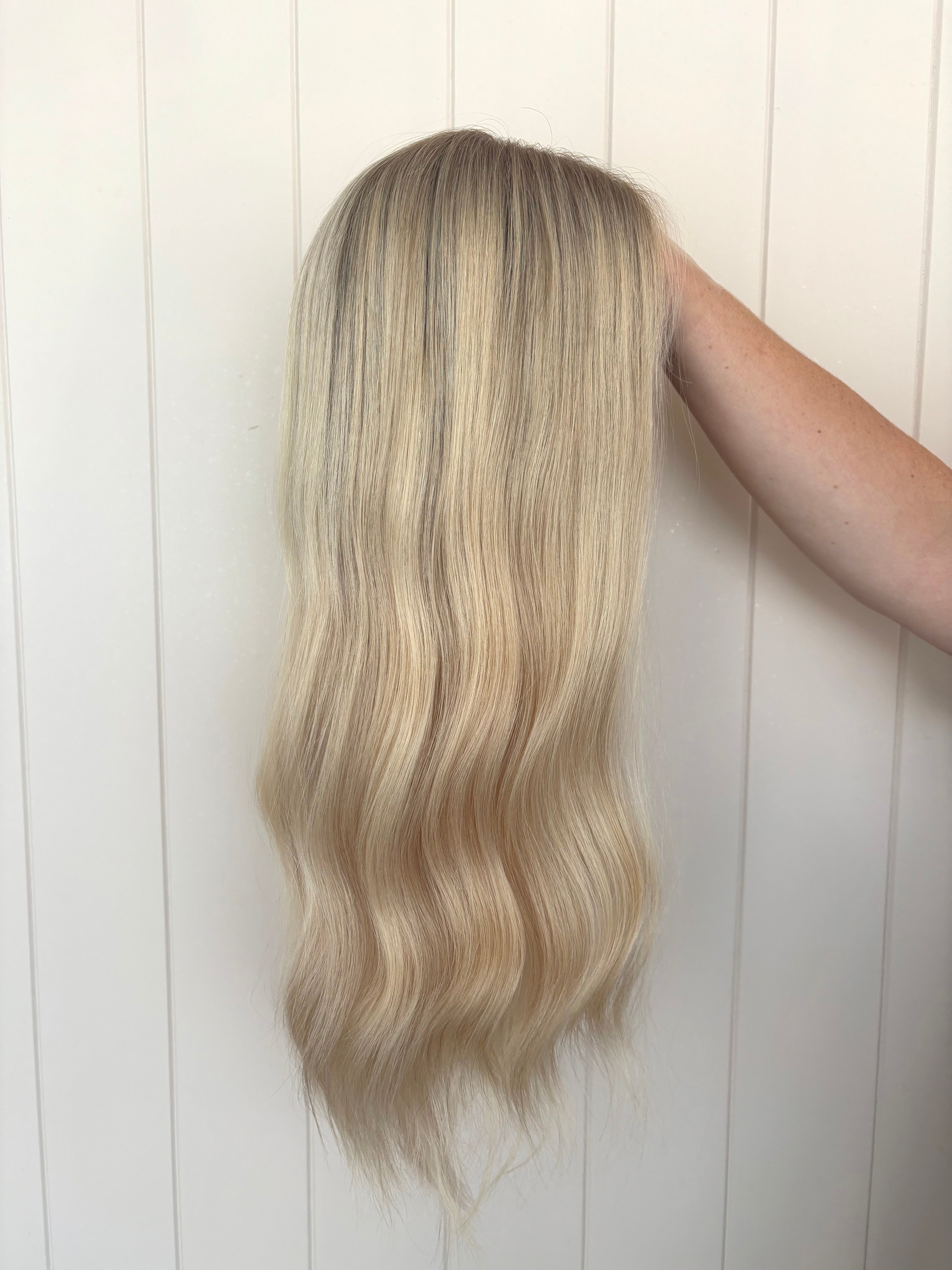 Adeline Hand Tied Lace Wig 22" Inches with a Medium Cap