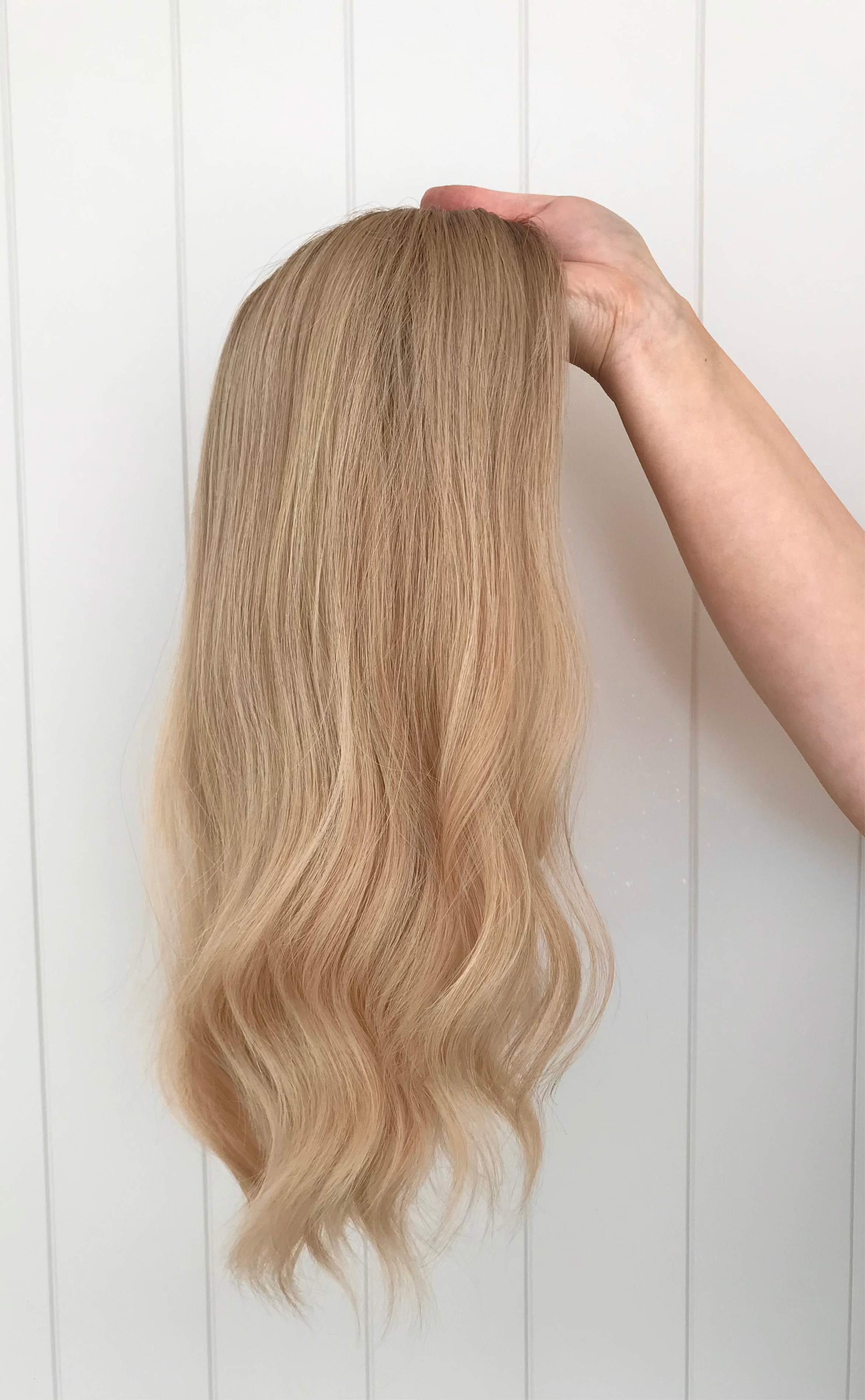 Erin Closed Lace Low Density Topper with a 8 x 8 cap