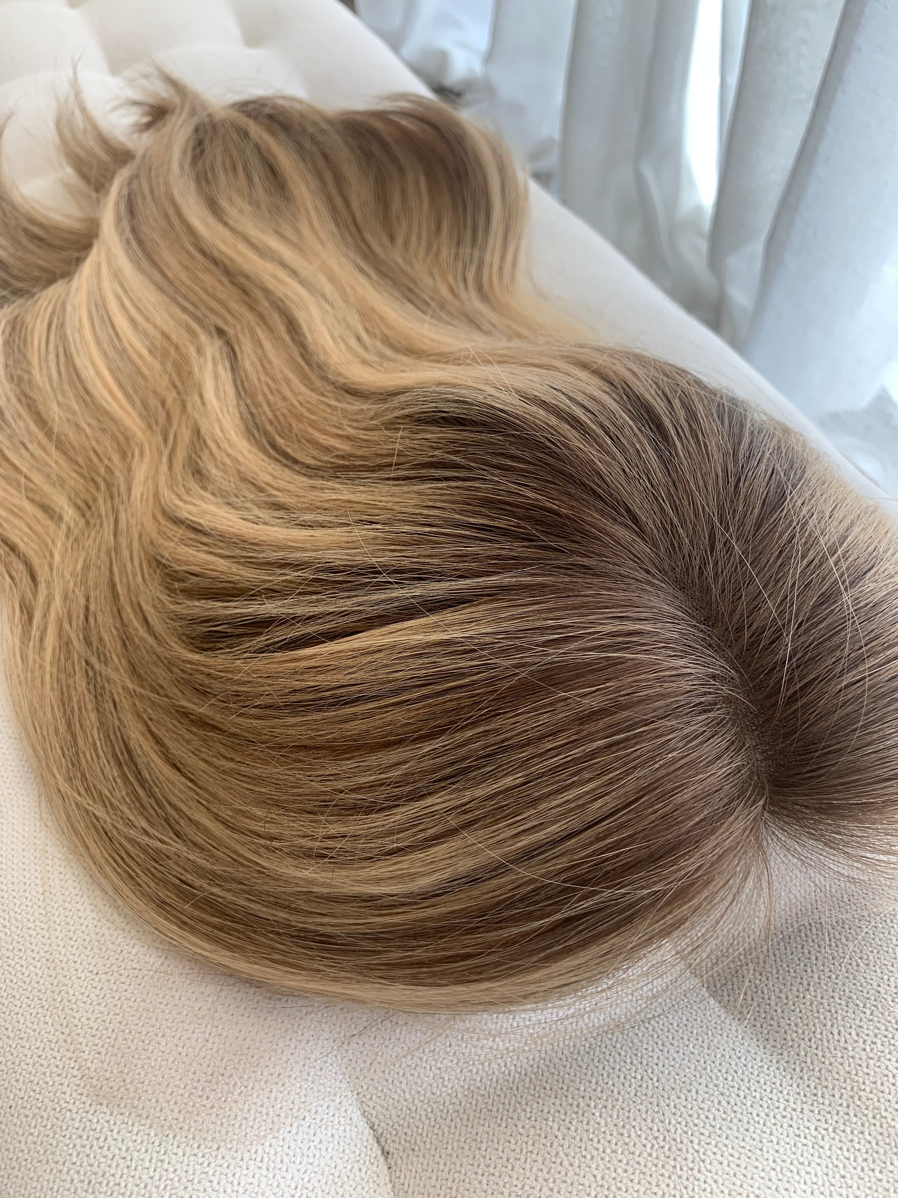 Cicely - Lace Front Human Hair Wig 18 Inches Medium Cap