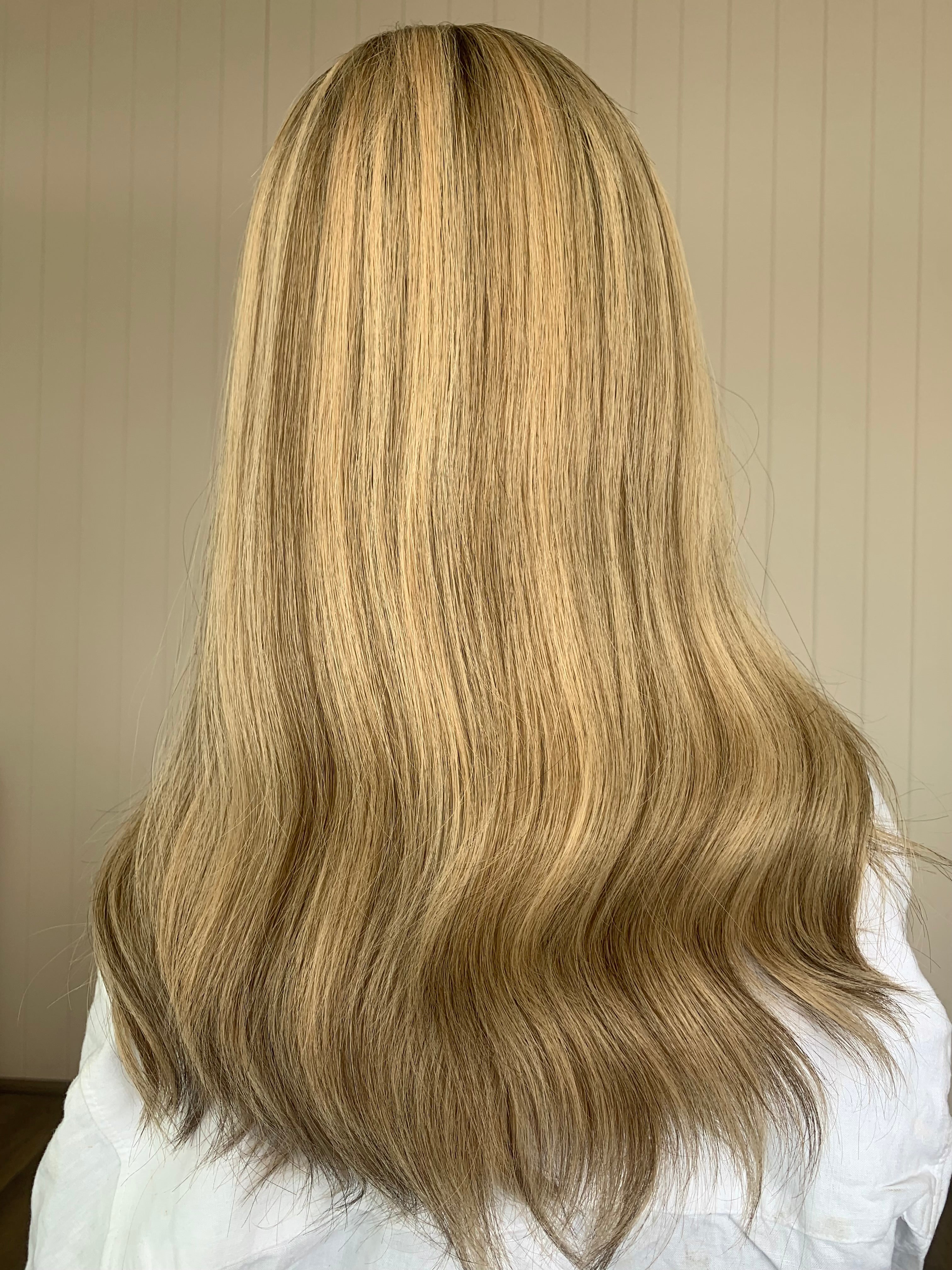 Cicely - Lace Front Human Hair Wig 18 Inches Medium Cap