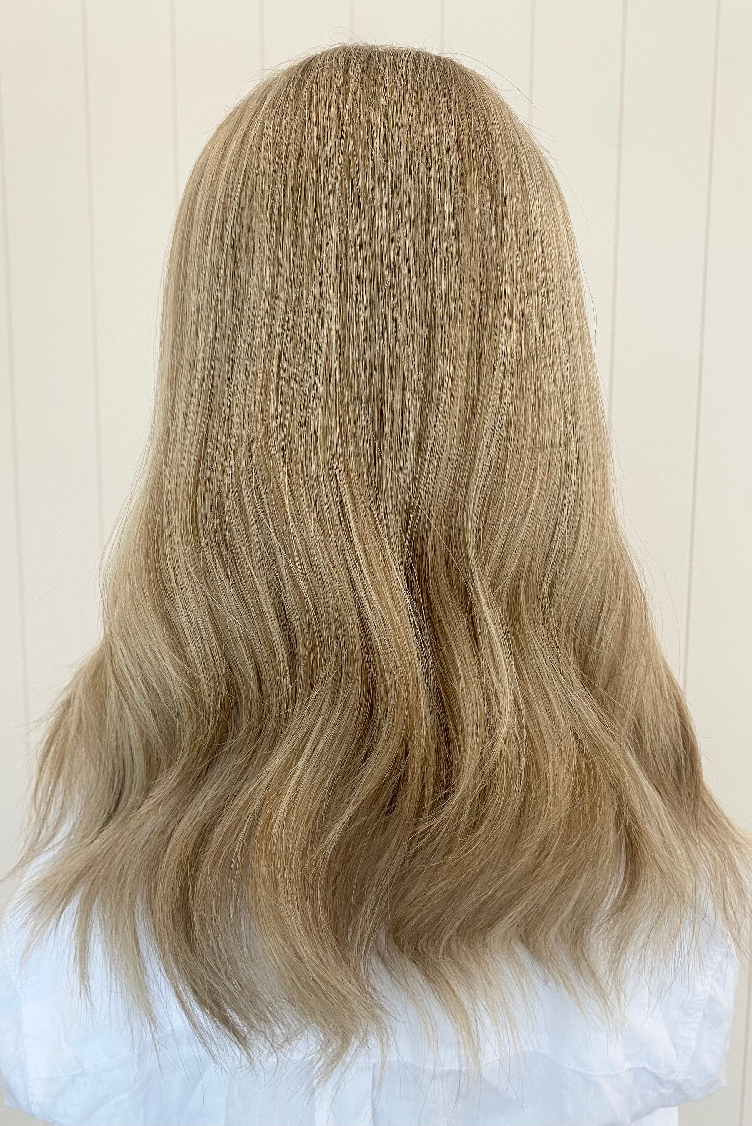 Emmerson Closed Lace Low Density Topper with a 8 x 8 cap