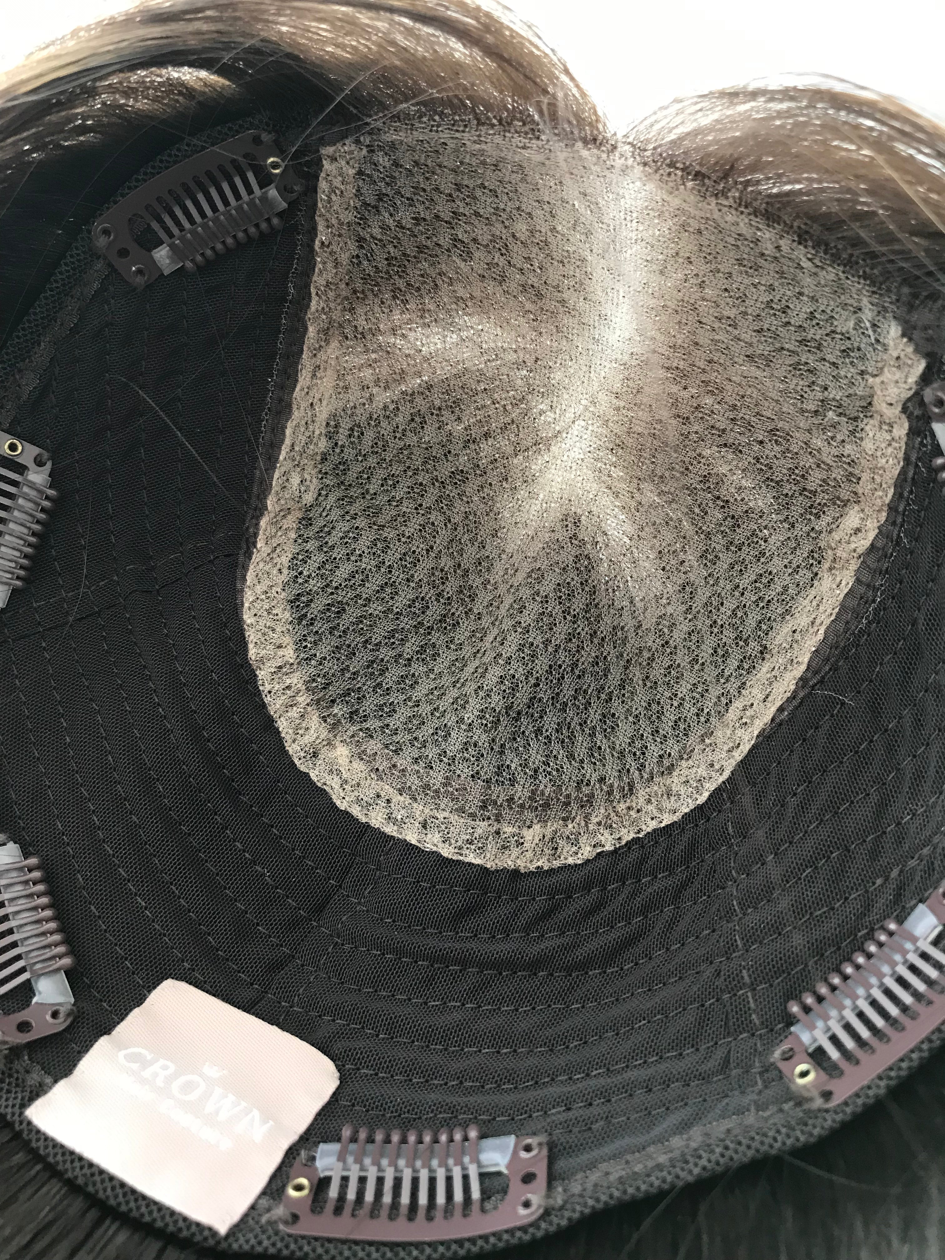 Payton Closed Lace Low Density Topper with a 8 x 8 cap