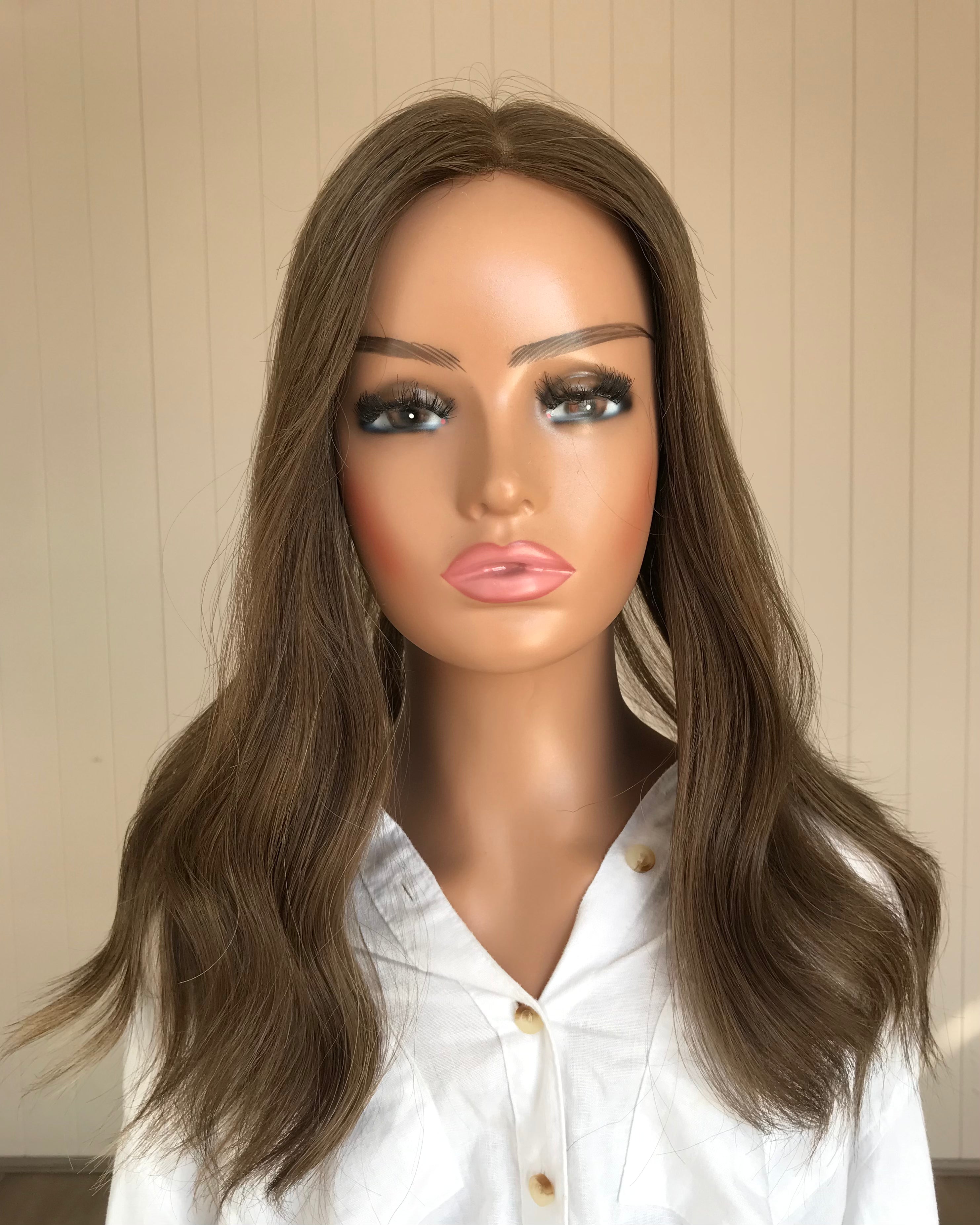 Presley Closed Lace Low Density Topper with a 8 x 8 cap