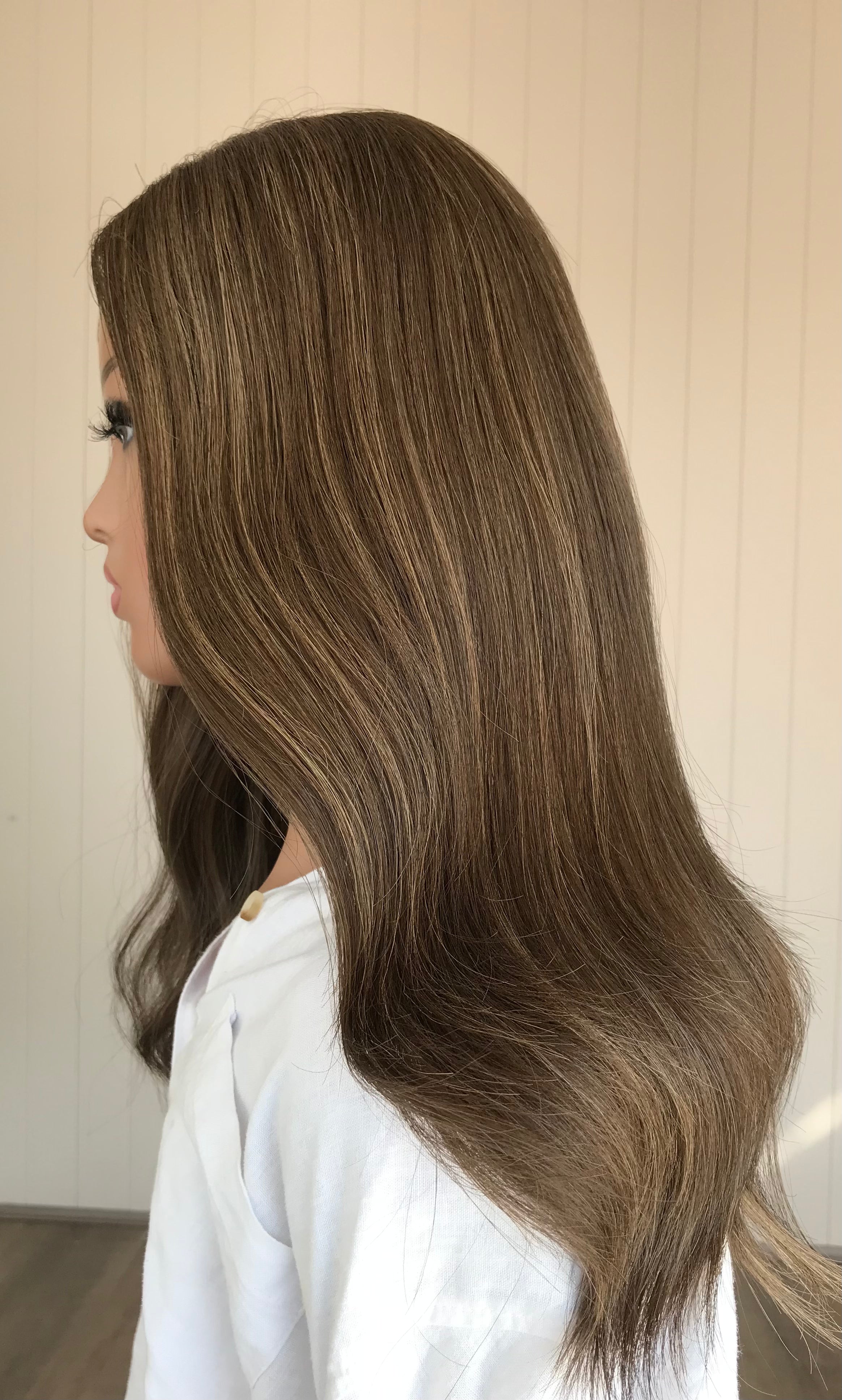 Presley Closed Lace Low Density Topper with a 8 x 8 cap