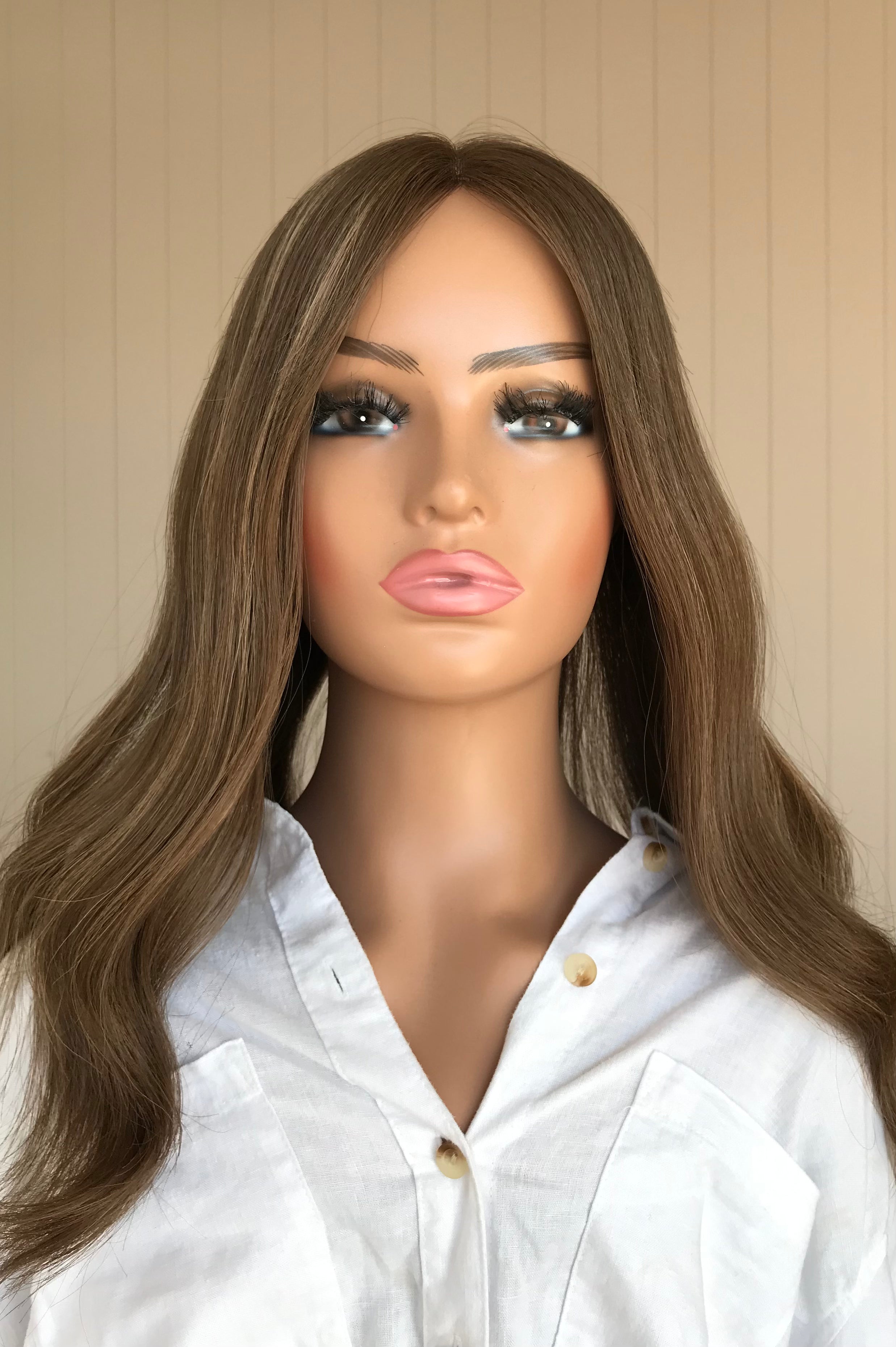 Grace Closed Lace Low Density Topper with a 8 x 8 cap