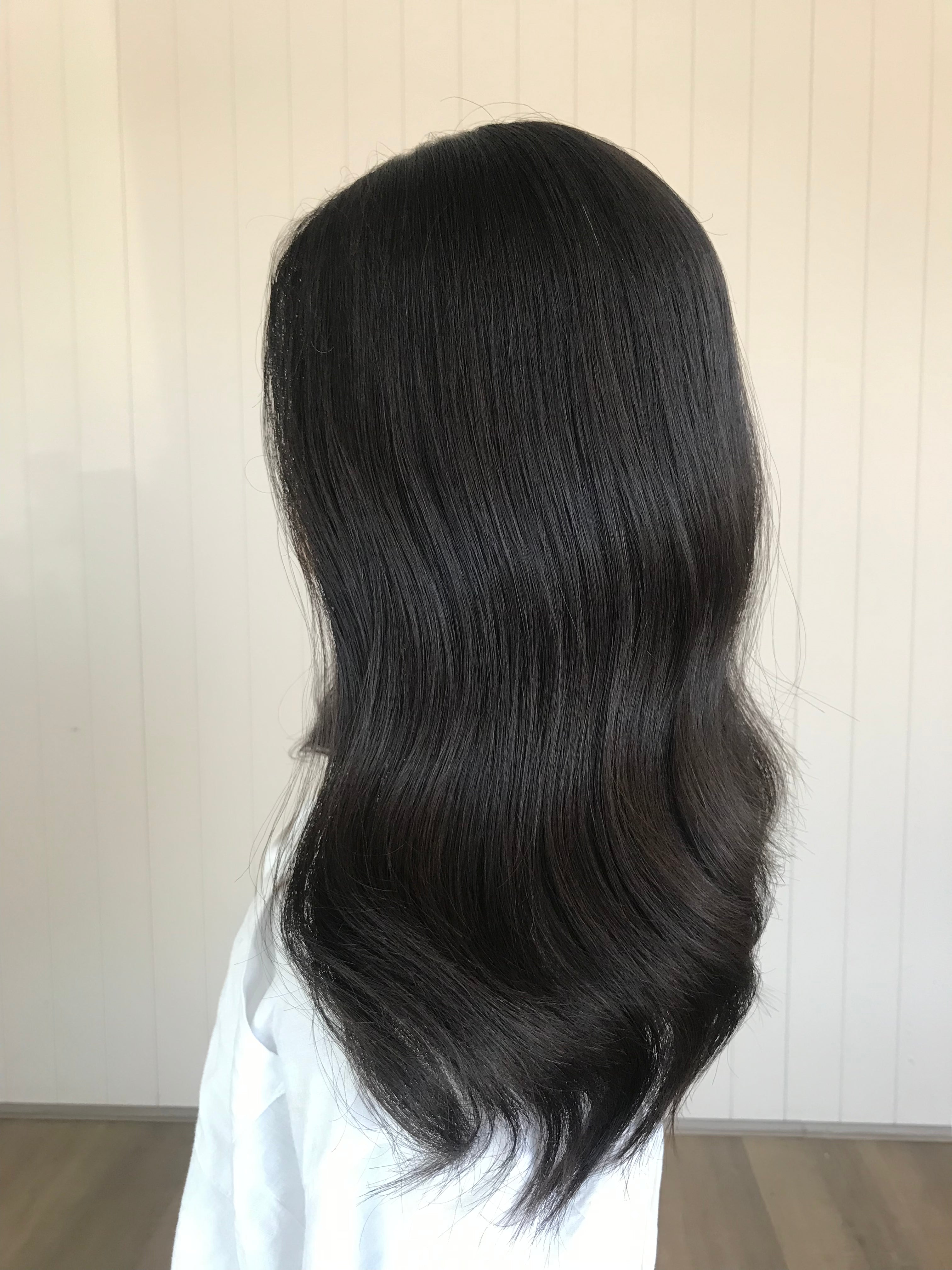 Zoey Closed Lace Low Density Topper with a 8 x 8 cap