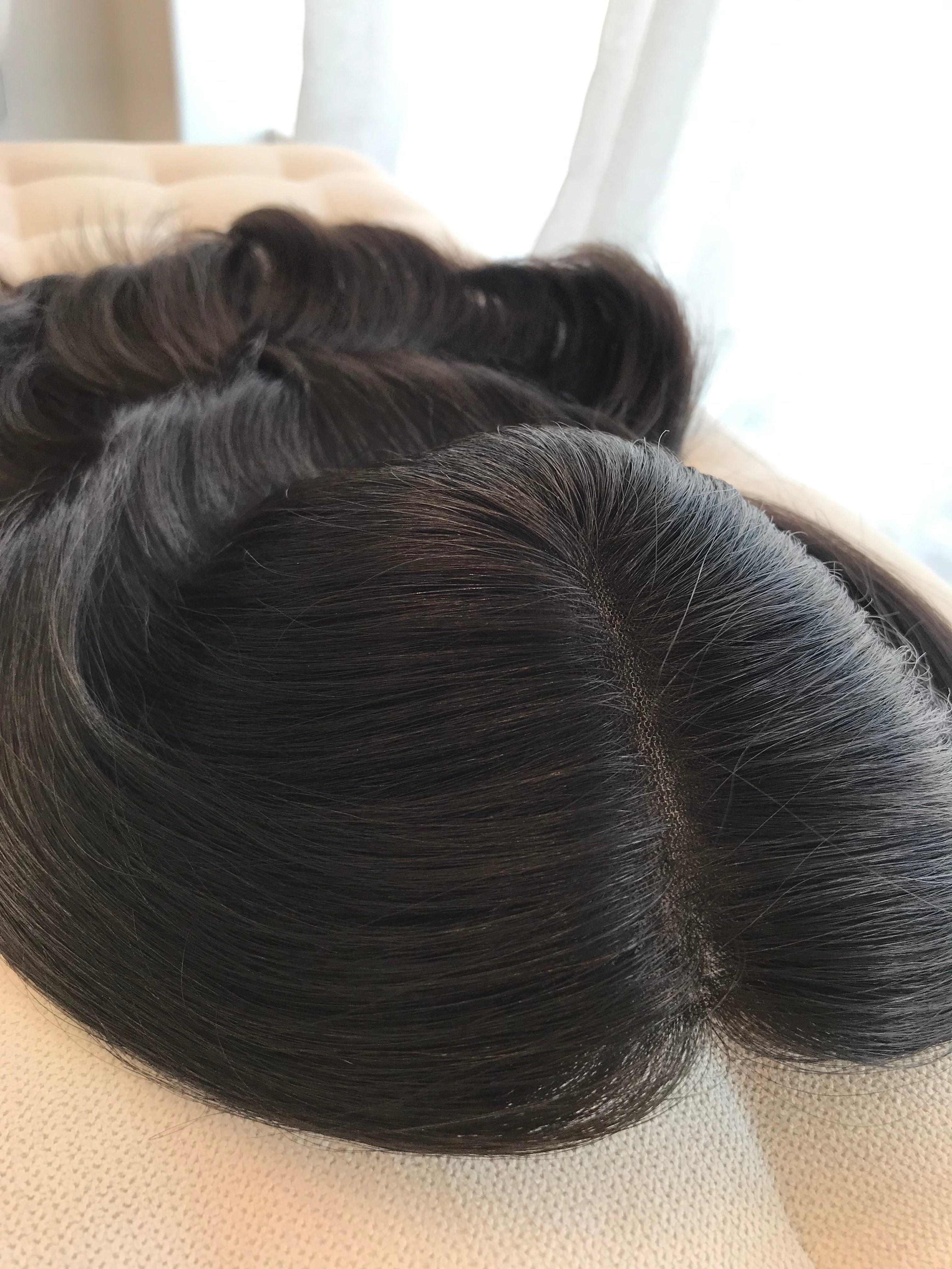 Zoey Closed Lace Low Density Topper with a 8 x 8 cap