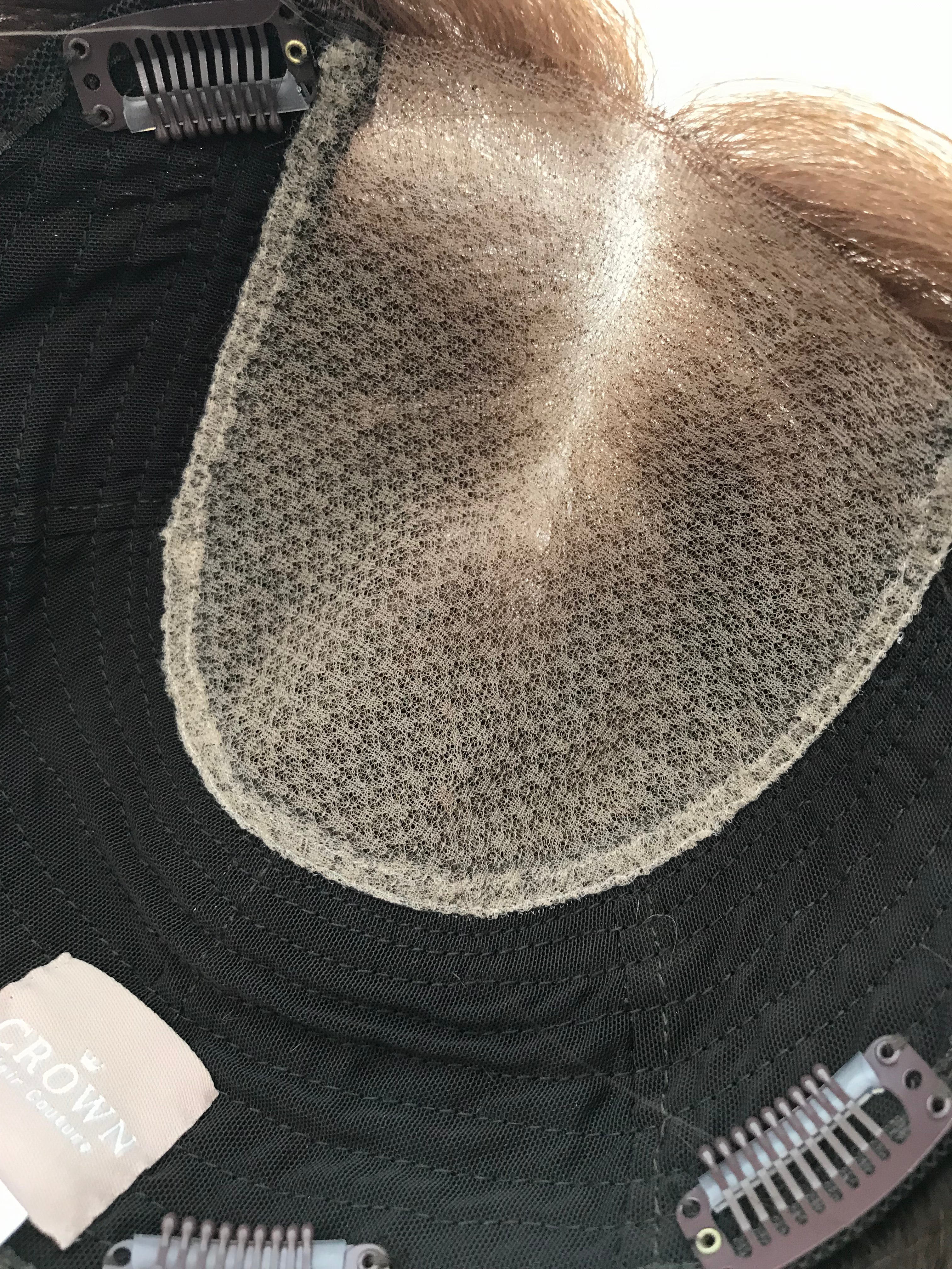 Lacey Closed Lace Low Density Topper with a 8 x 8 cap