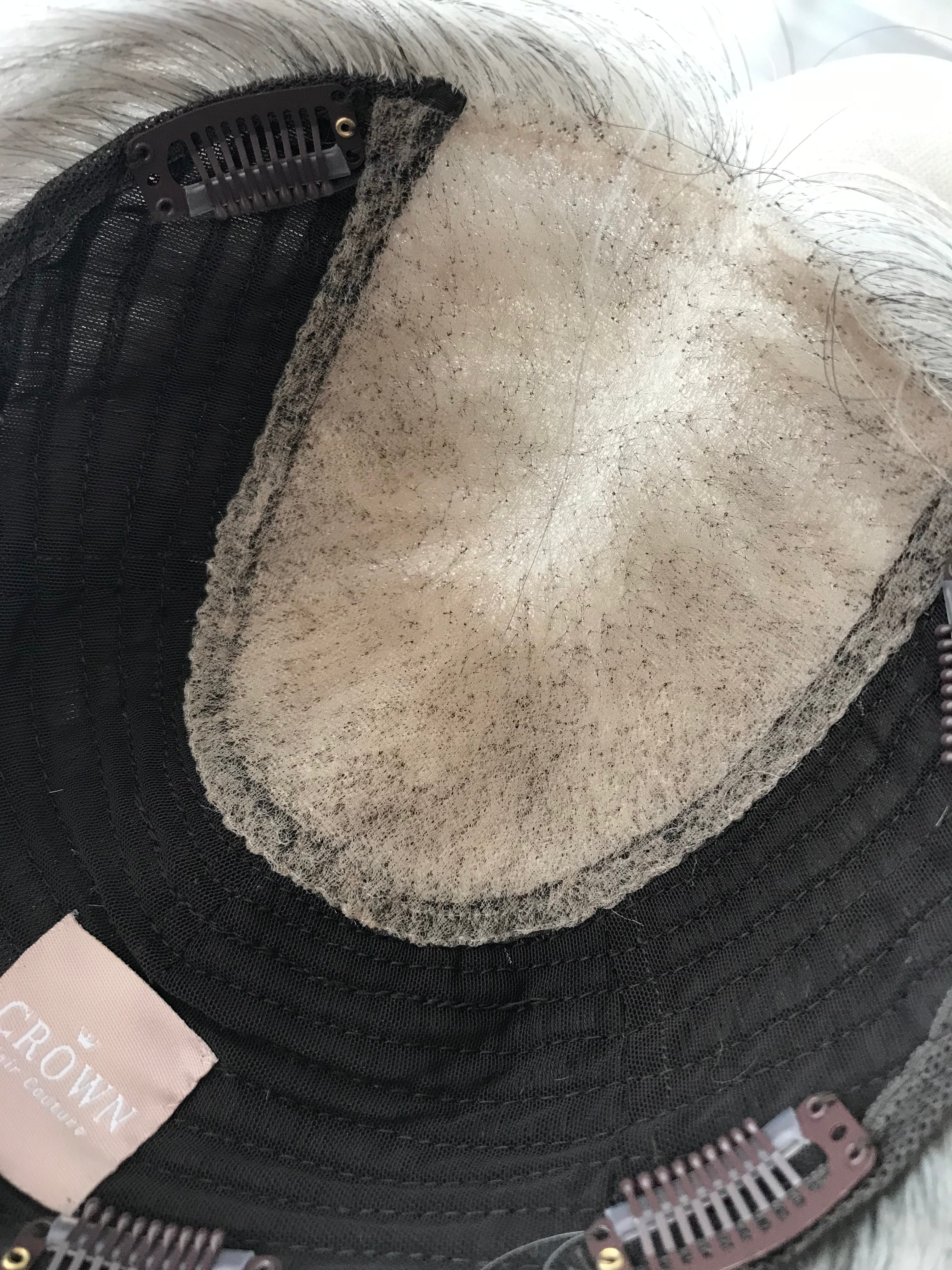 Andie Closed Lace Low Density Topper with a 8 x 8 cap