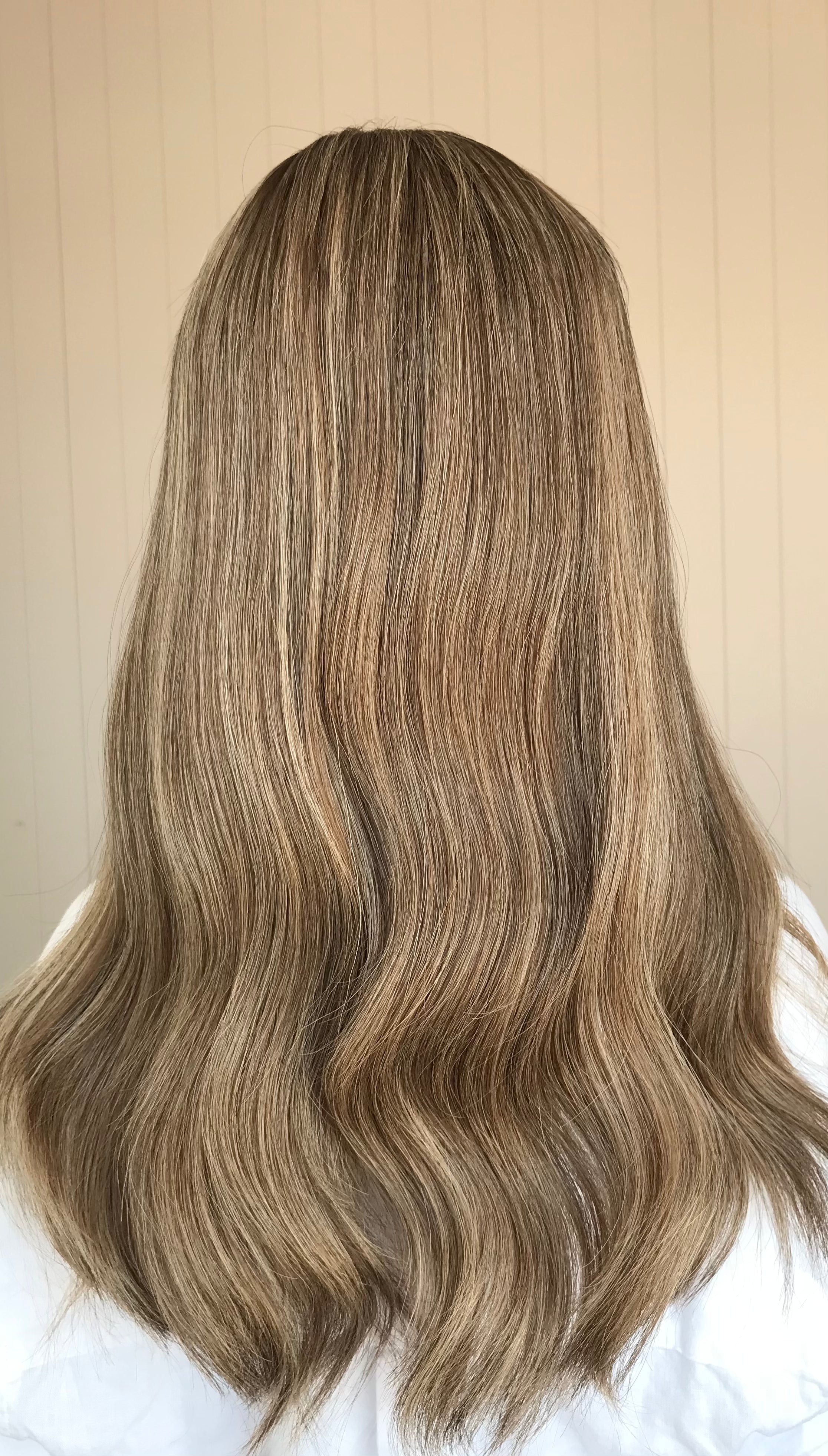 Harlow Closed Lace Low Density Topper with a 8 x 8 cap