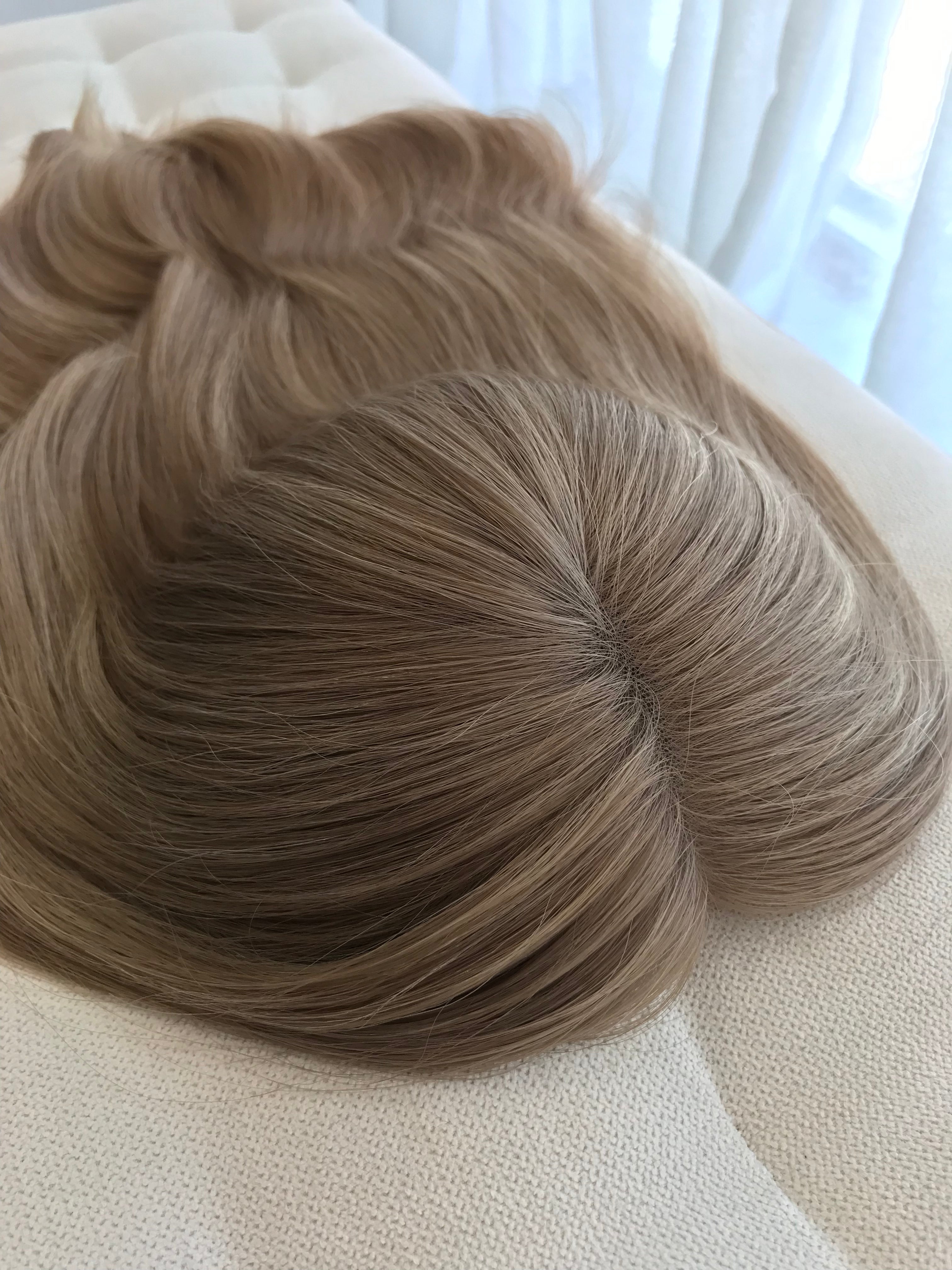 Gigi Closed Lace Low Density Topper with a 8 x 8 cap