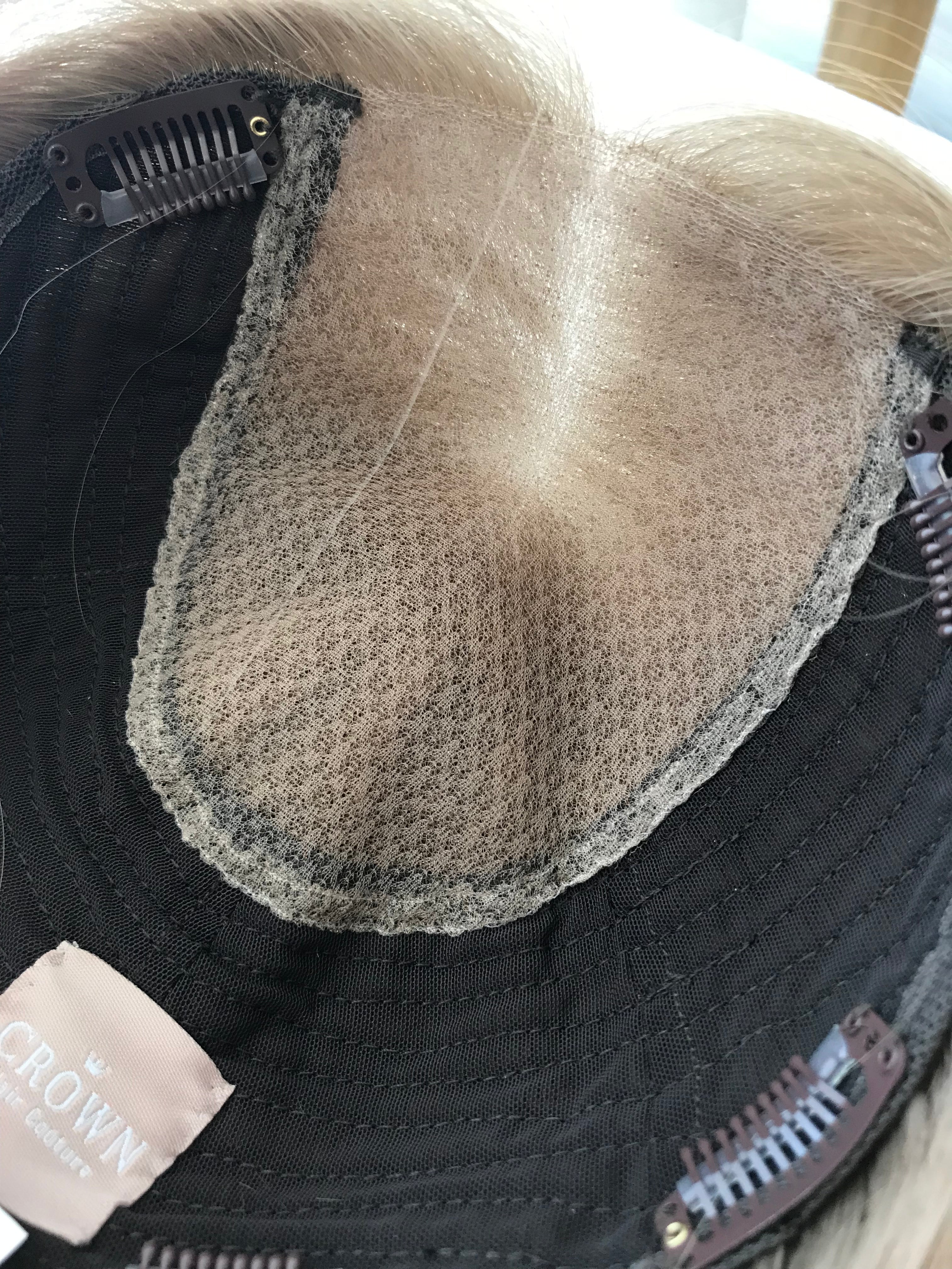 Gigi Closed Lace Low Density Topper with a 8 x 8 cap