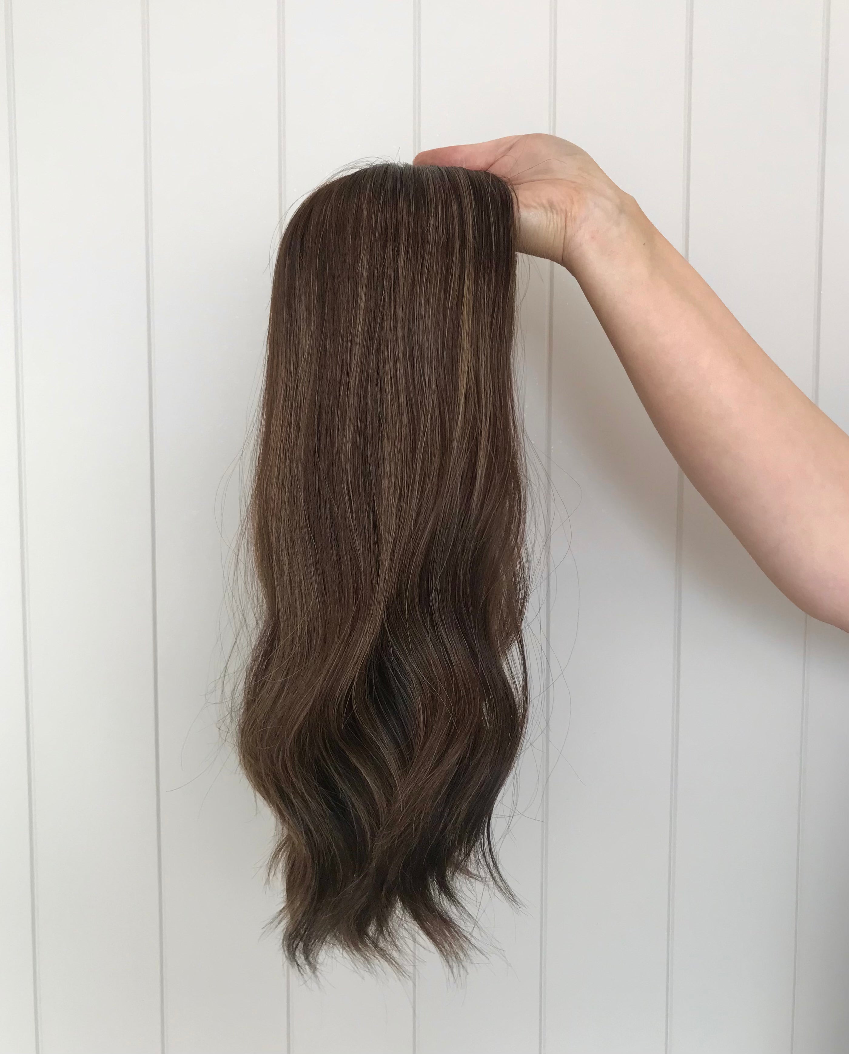 Payton Closed Lace Low Density Topper with a 8 x 8 cap