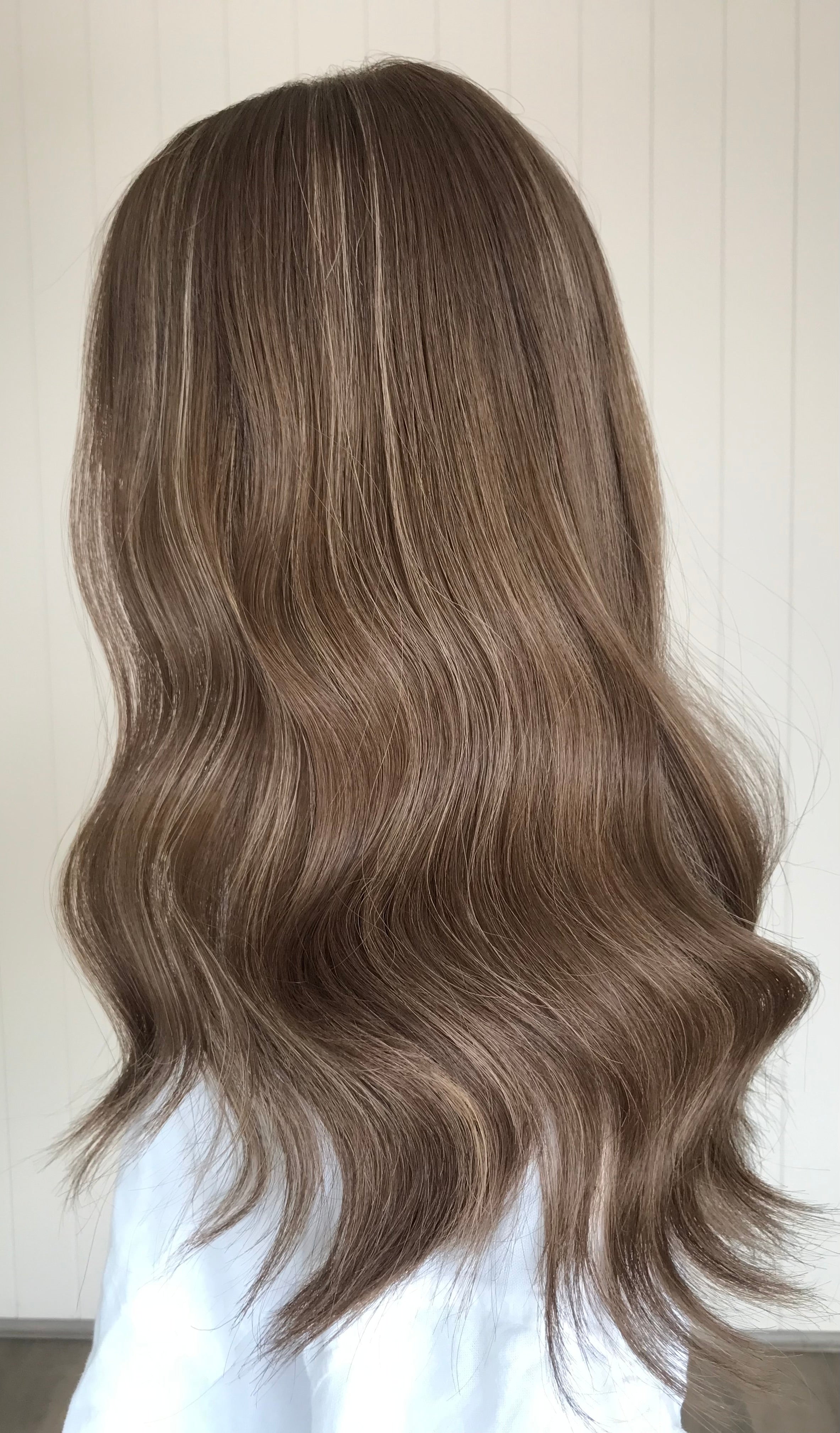 Billie Closed Lace Low Desity Topper with a 8 x 8 cap