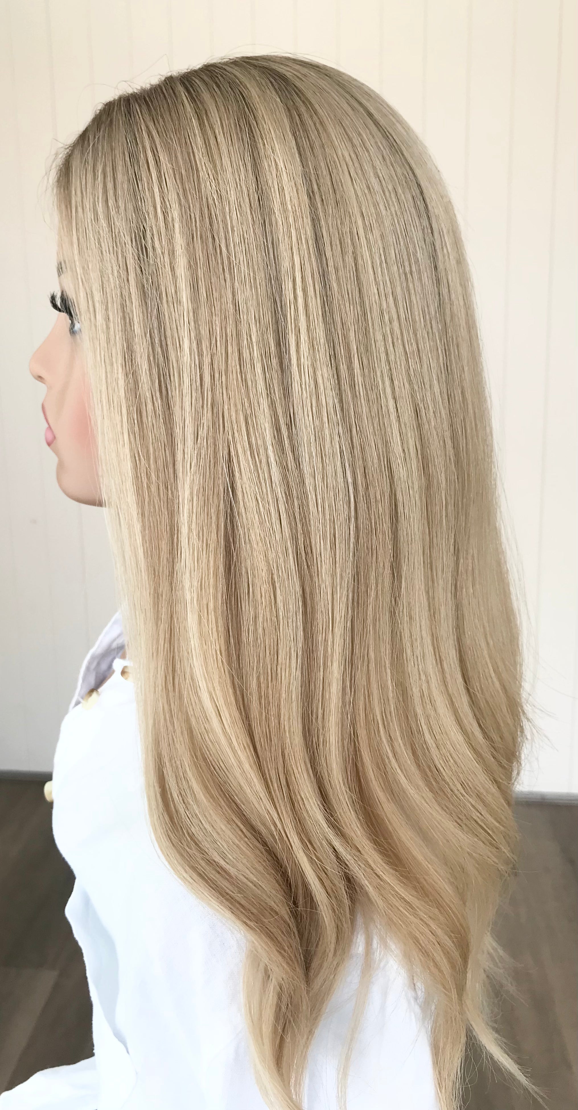 Erin Closed Lace Low Density Topper with a 8 x 8 cap