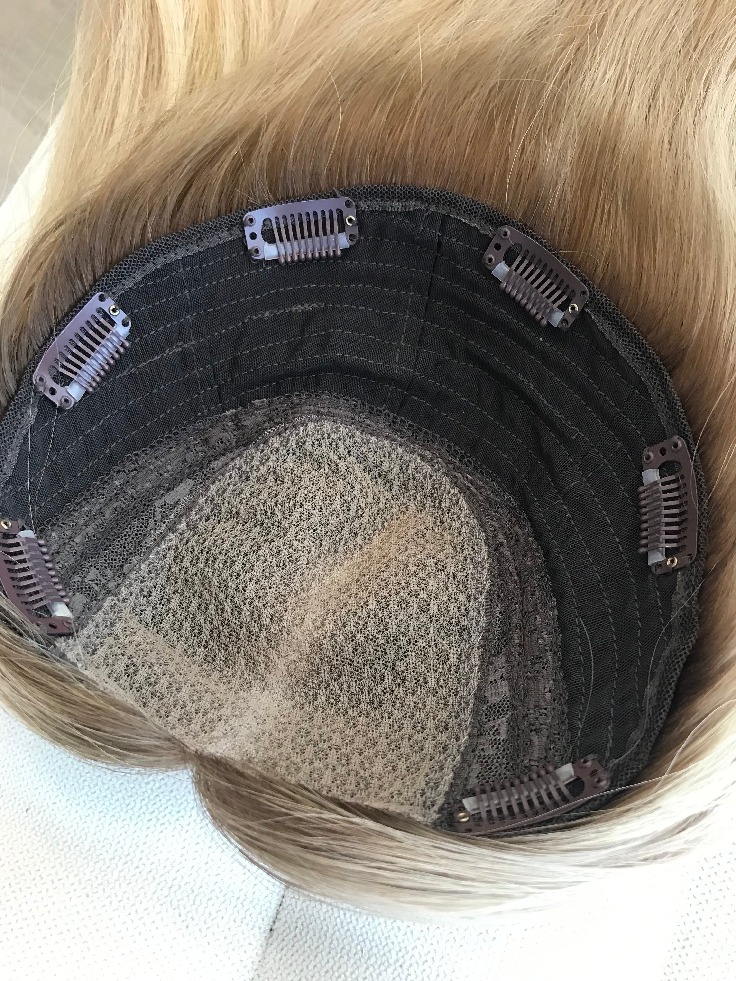 Erin Closed Lace Low Density Topper with a 8 x 8 cap