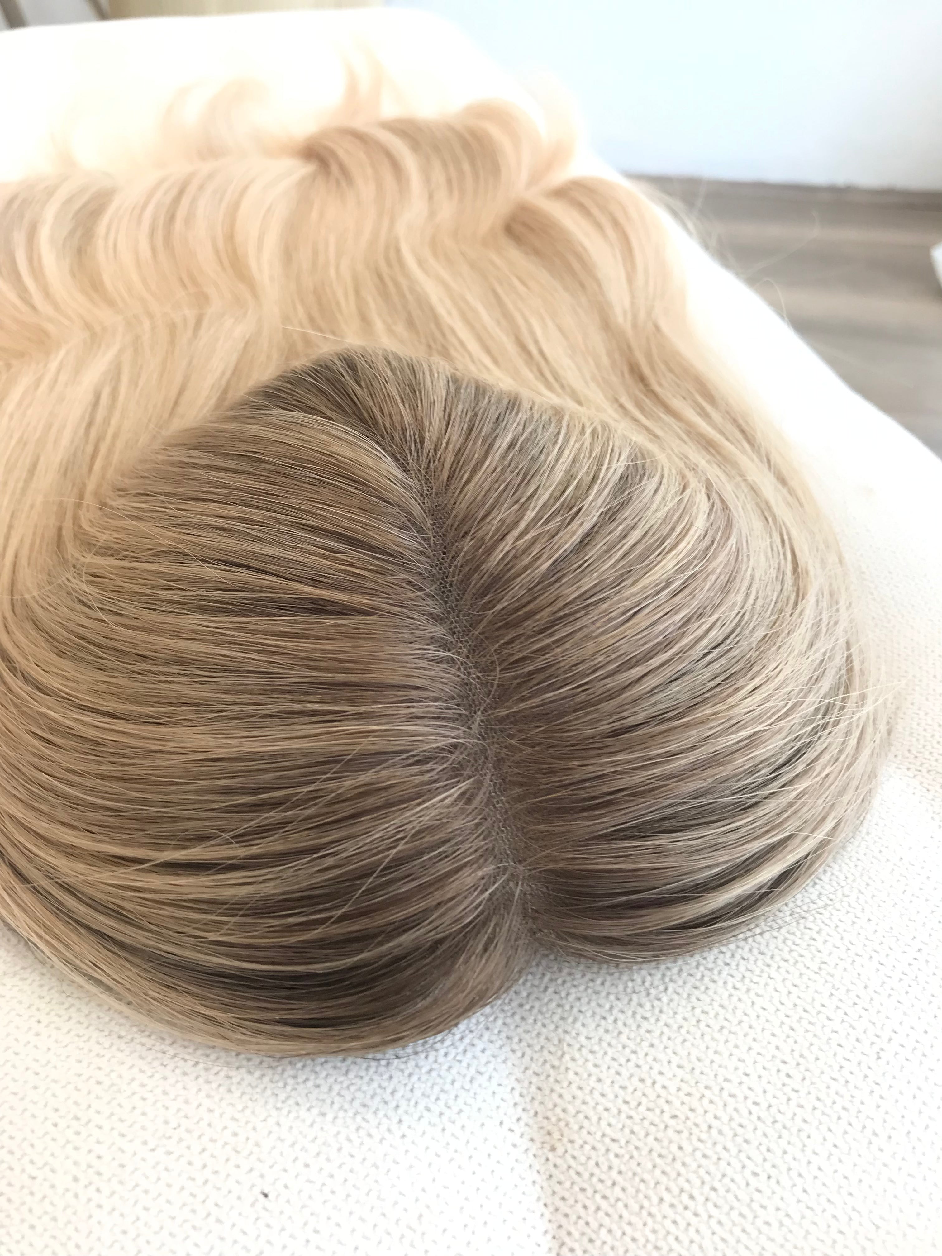 Erin Closed Lace Low Density Topper with a 8 x 8 cap