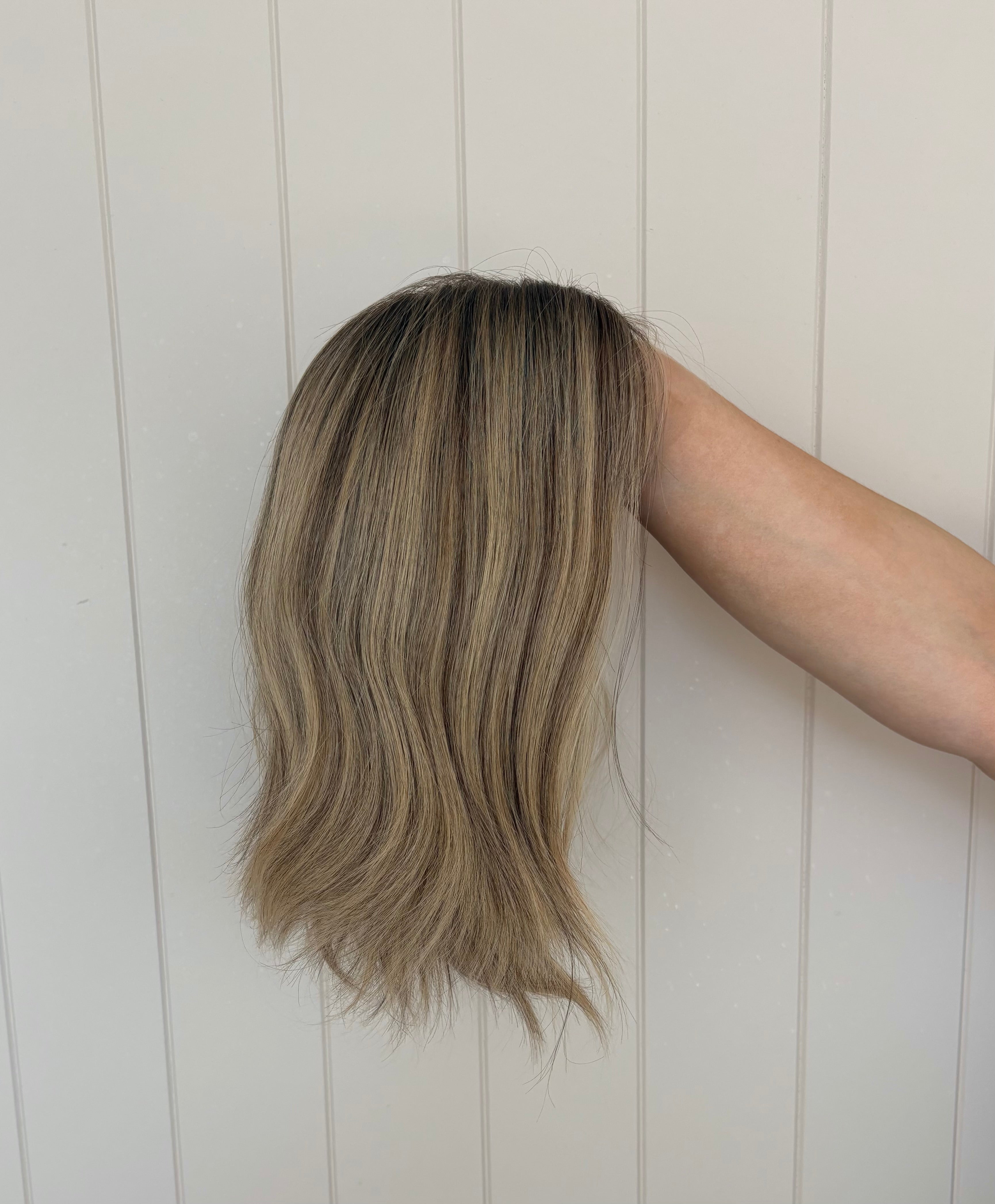 Cora Lace Front Human Hair Wig 14" Inches Extra Small Cap | Lob Layer