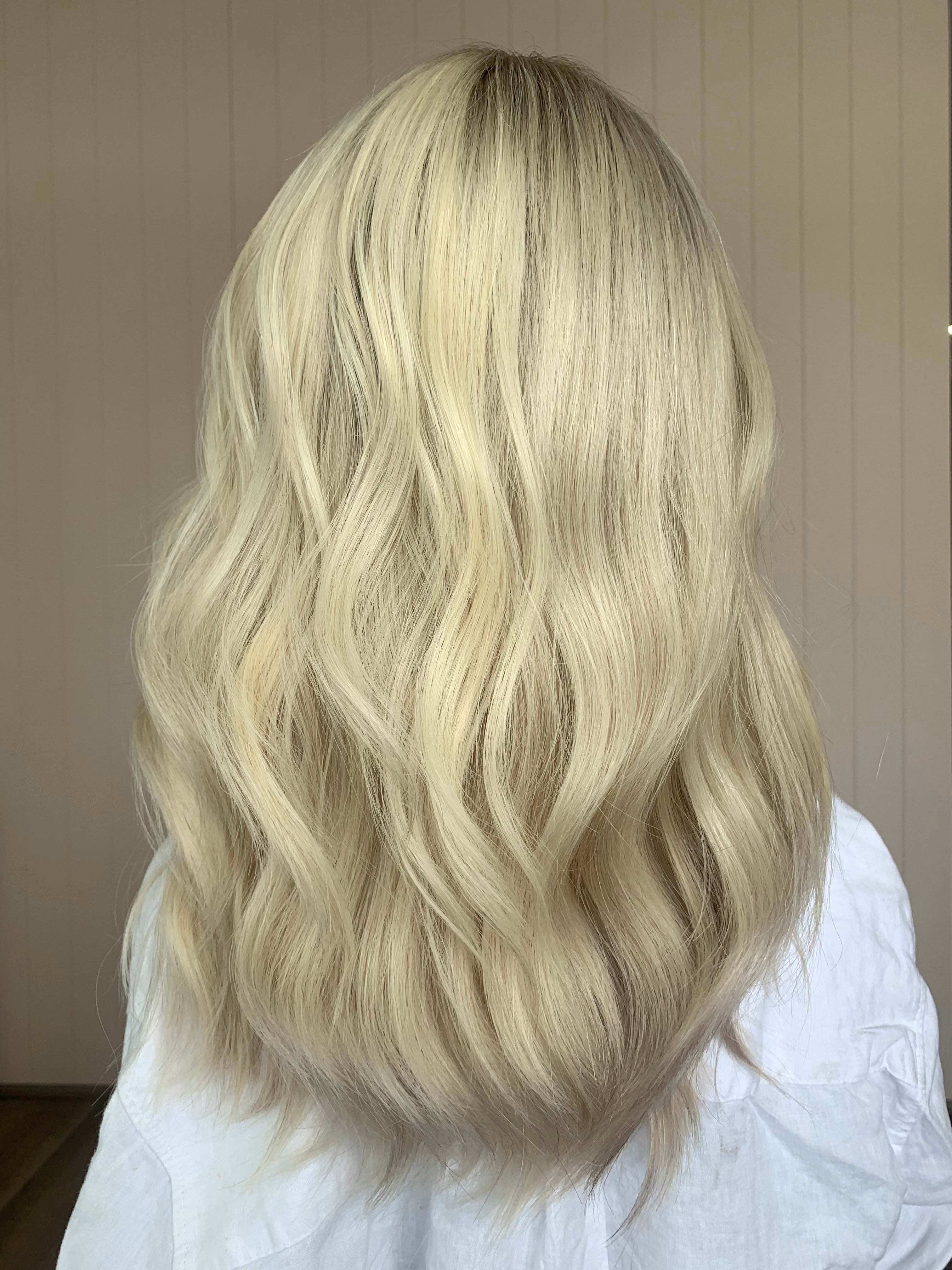 Sadie - Lace Front Human Hair Wig 16 Inches with a medium cap