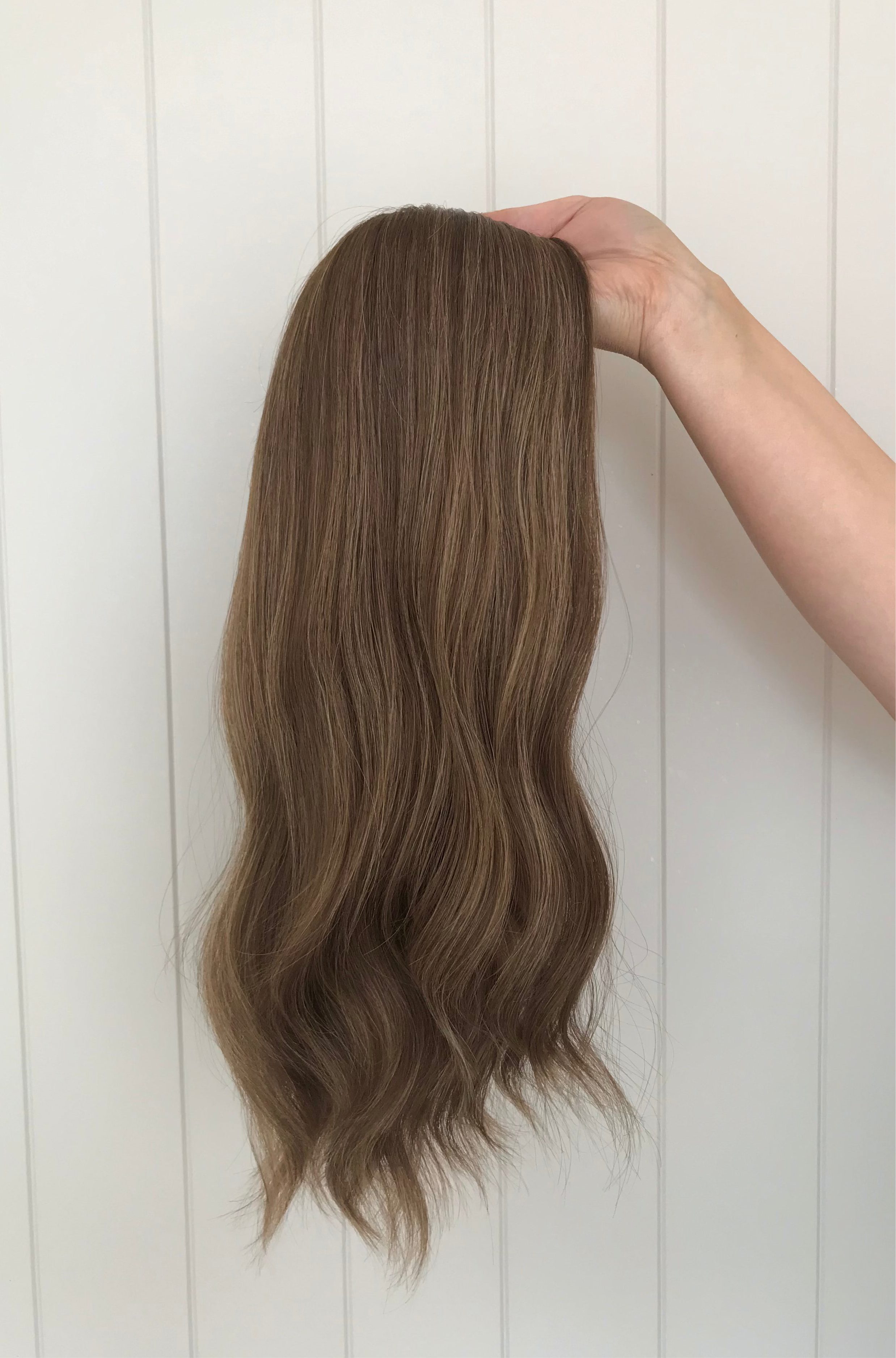 Billie Closed Lace Low Desity Topper with a 8 x 8 cap