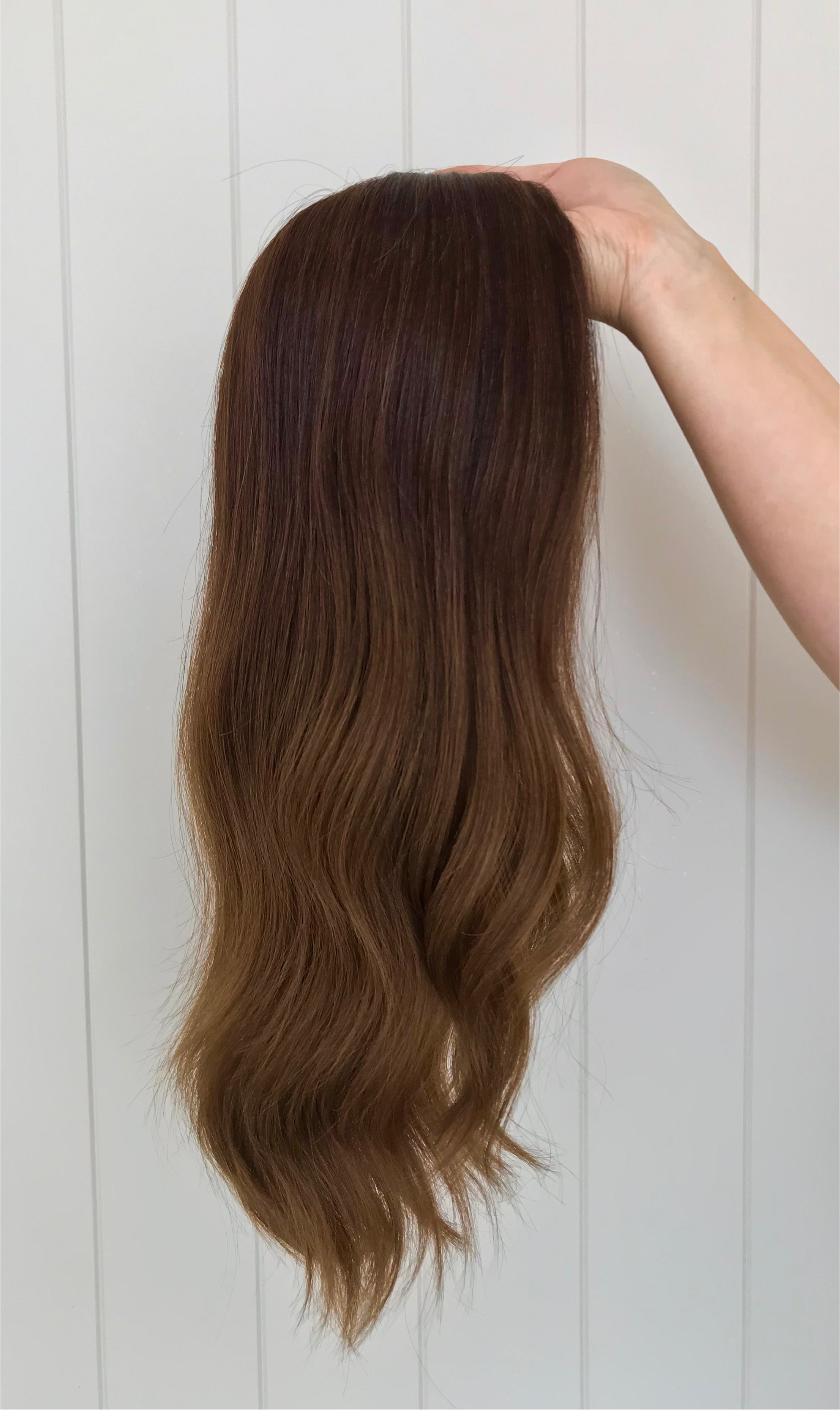 Eva Closed Lace Low Density Topper with a 8 x 8 cap