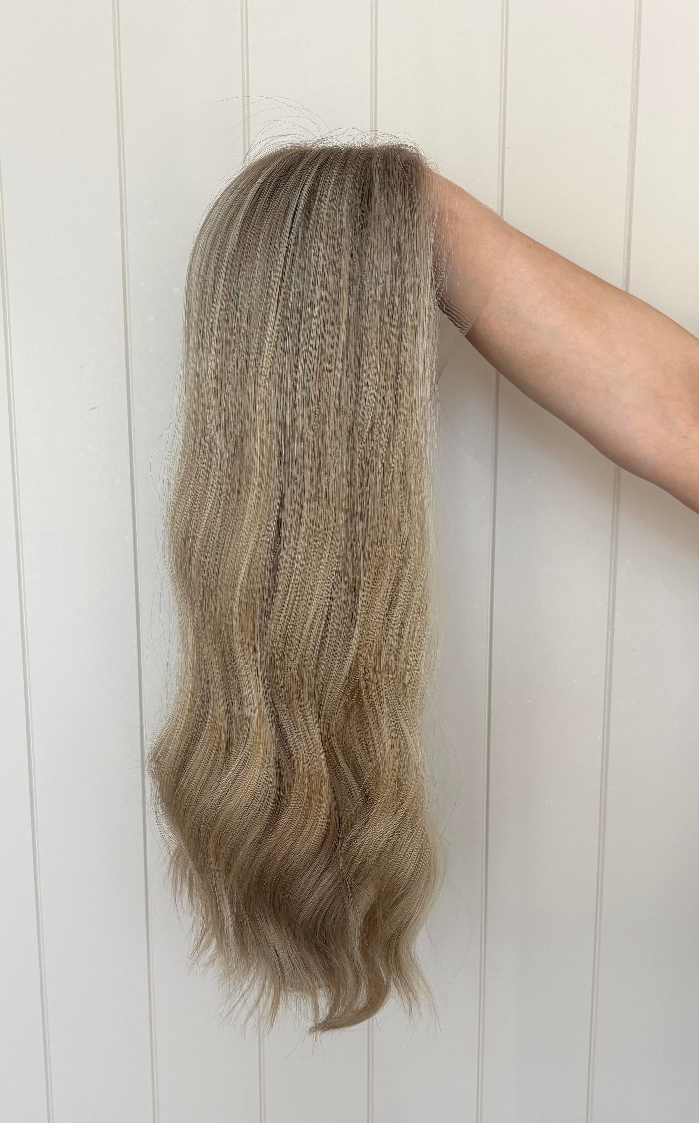 Emmerson Lace Front Human Hair Wig 24 Inches Medium Cap