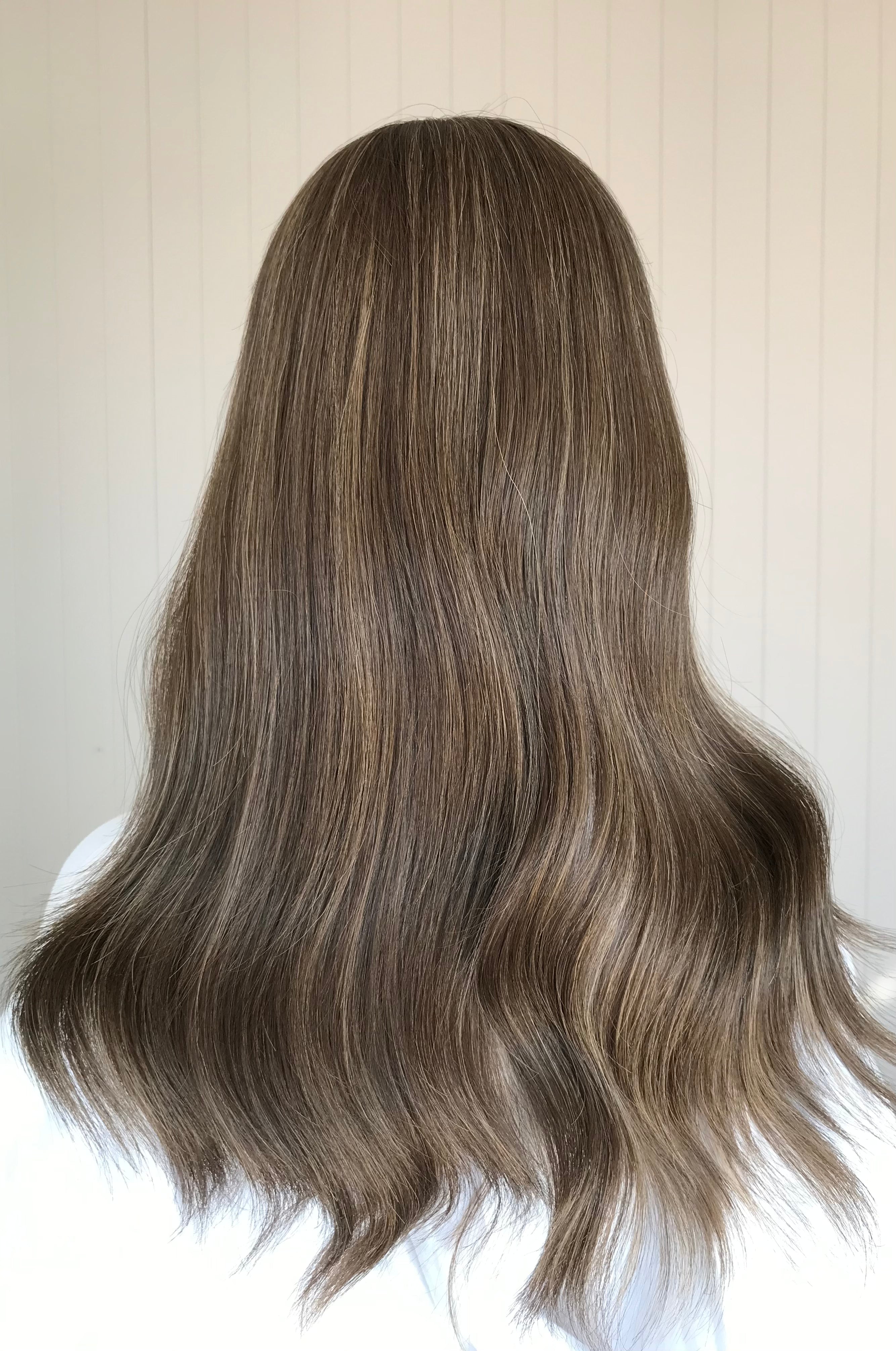 Presley Closed Lace Low Density Topper with a 8 x 8 cap