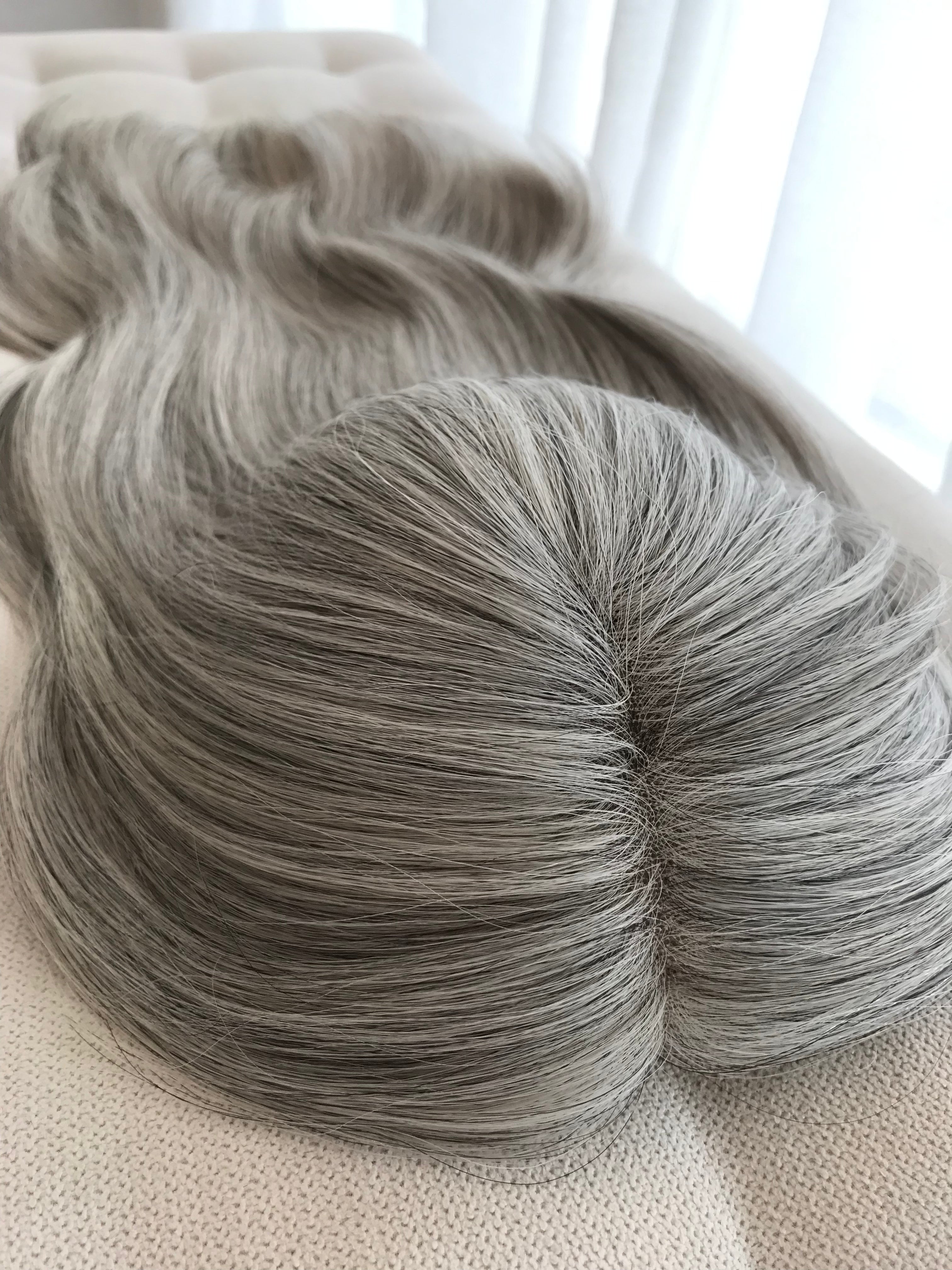 Andie Closed Lace Low Density Topper with a 8 x 8 cap