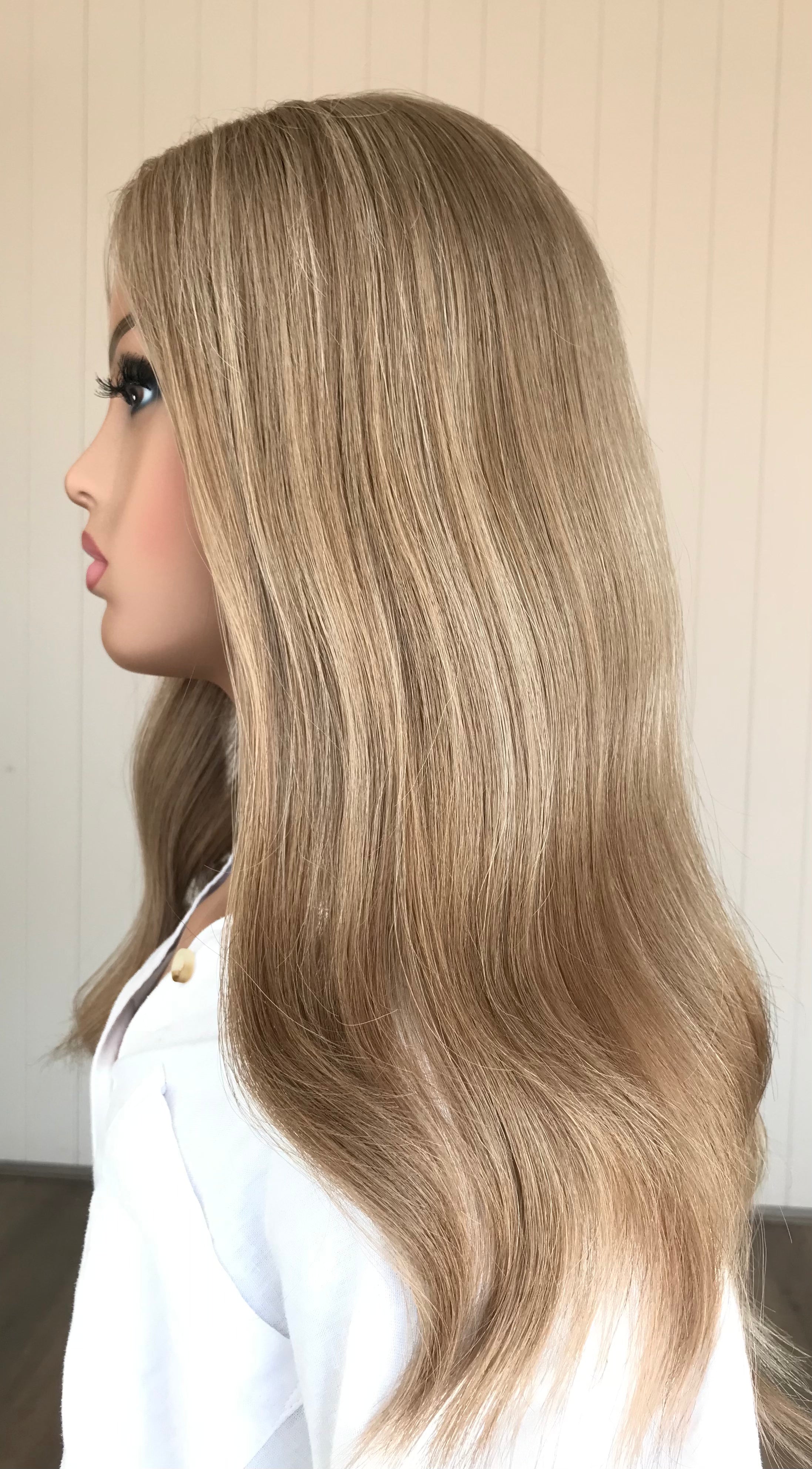 Gigi Closed Lace Low Density Topper with a 8 x 8 cap