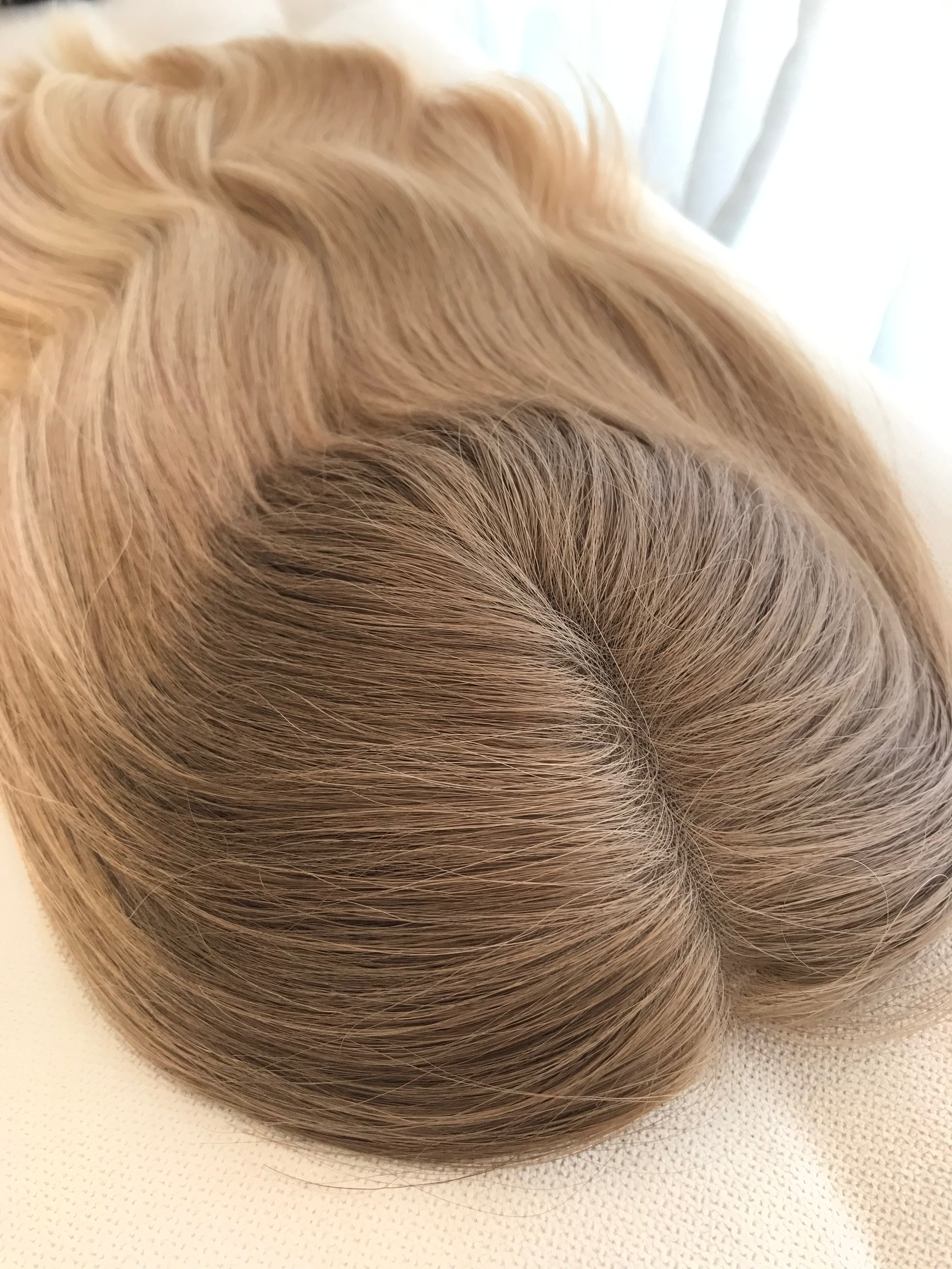 Blake Closed Lace Low Density Topper with a 8 x 8 cap