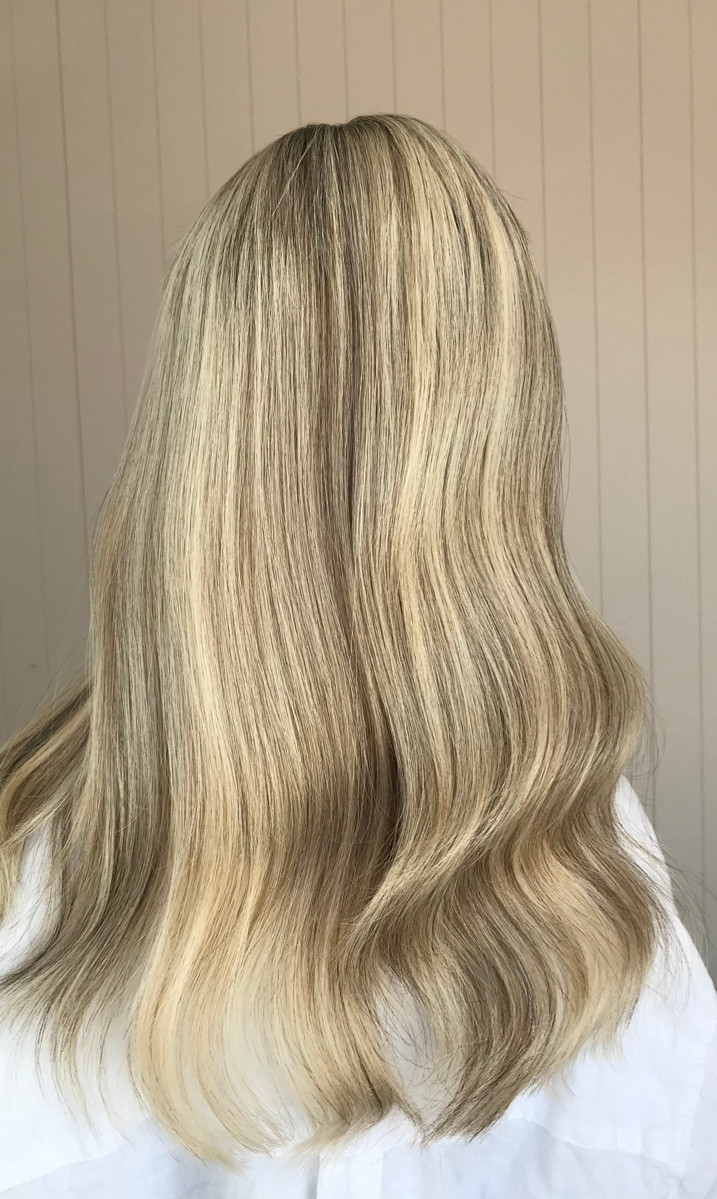 Cleo Closed Lace Low Density Topper with a 8 x 8 cap