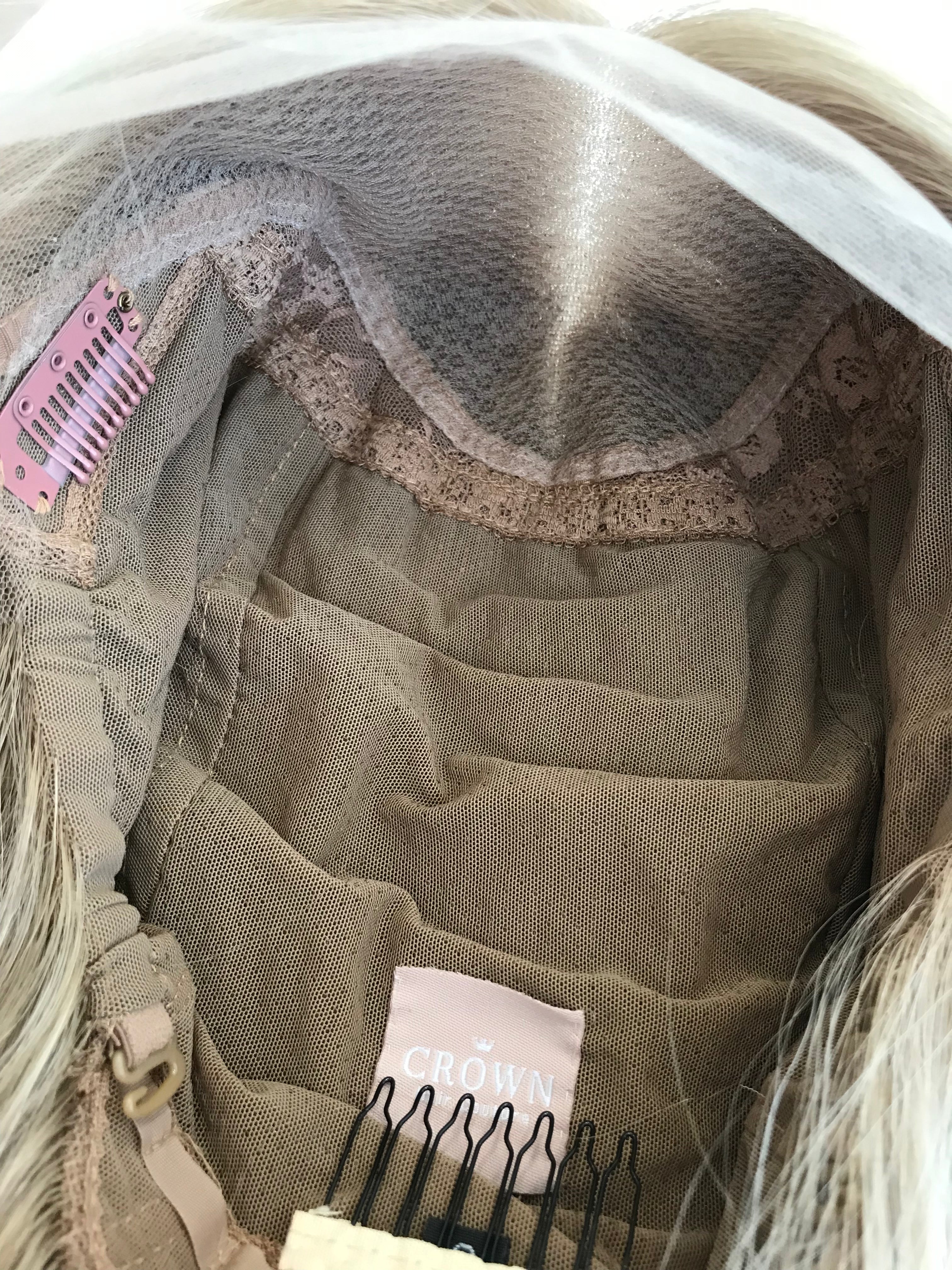 Emmerson Hand Tied Lace Wig 20 Inches with a small cap