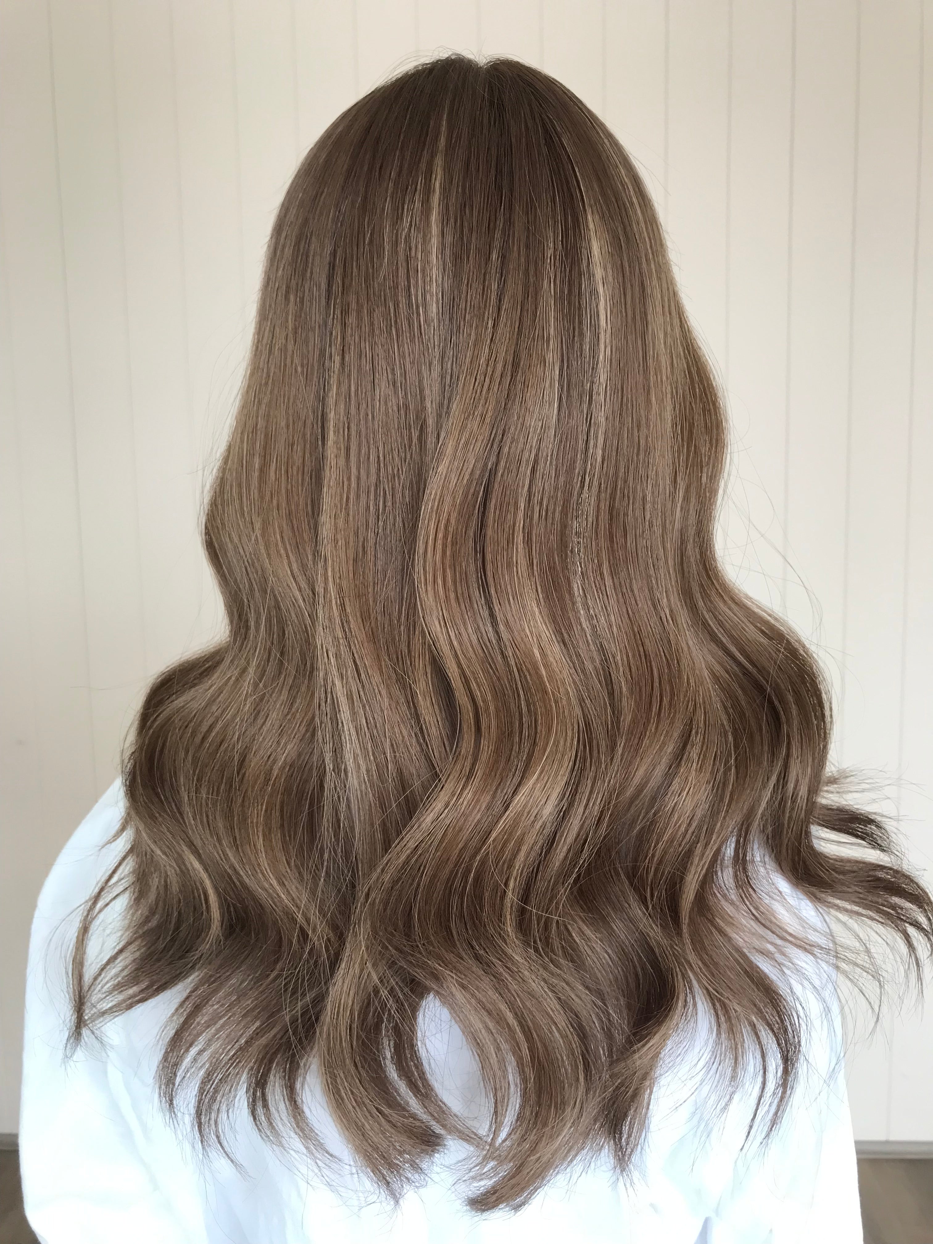 Billie Closed Lace Low Desity Topper with a 8 x 8 cap