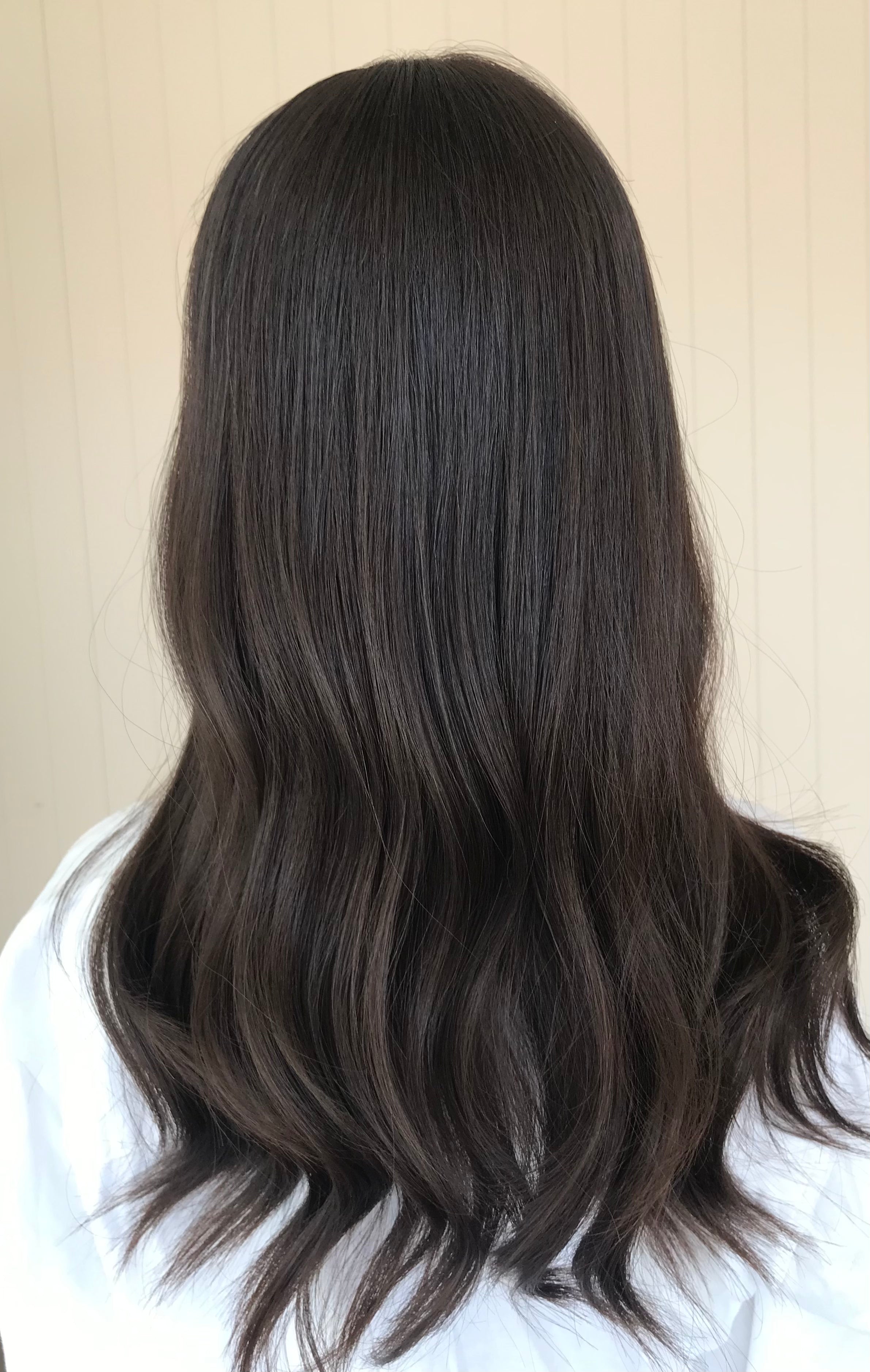 Coco Closed Lace Low Density Topper with a 8 x 8 cap