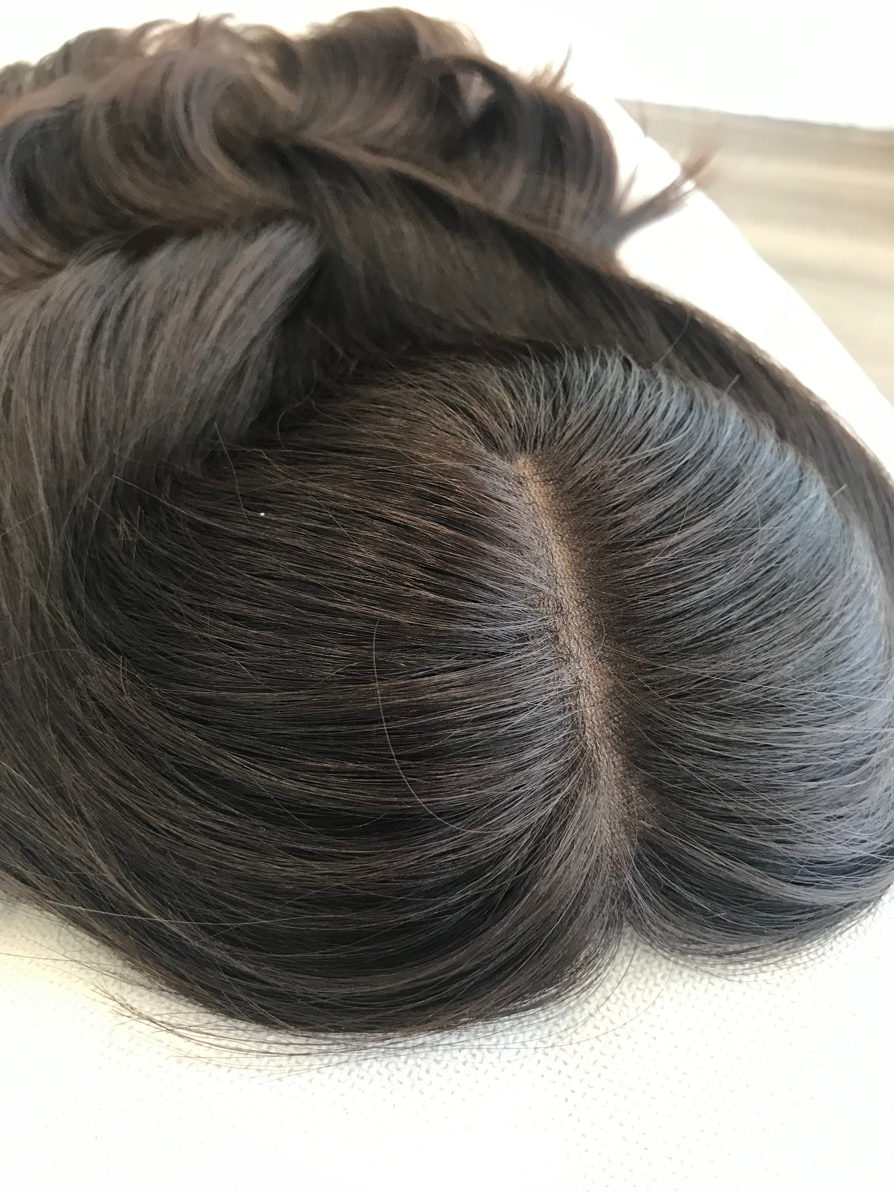 Coco Closed Lace Low Density Topper with a 8 x 8 cap